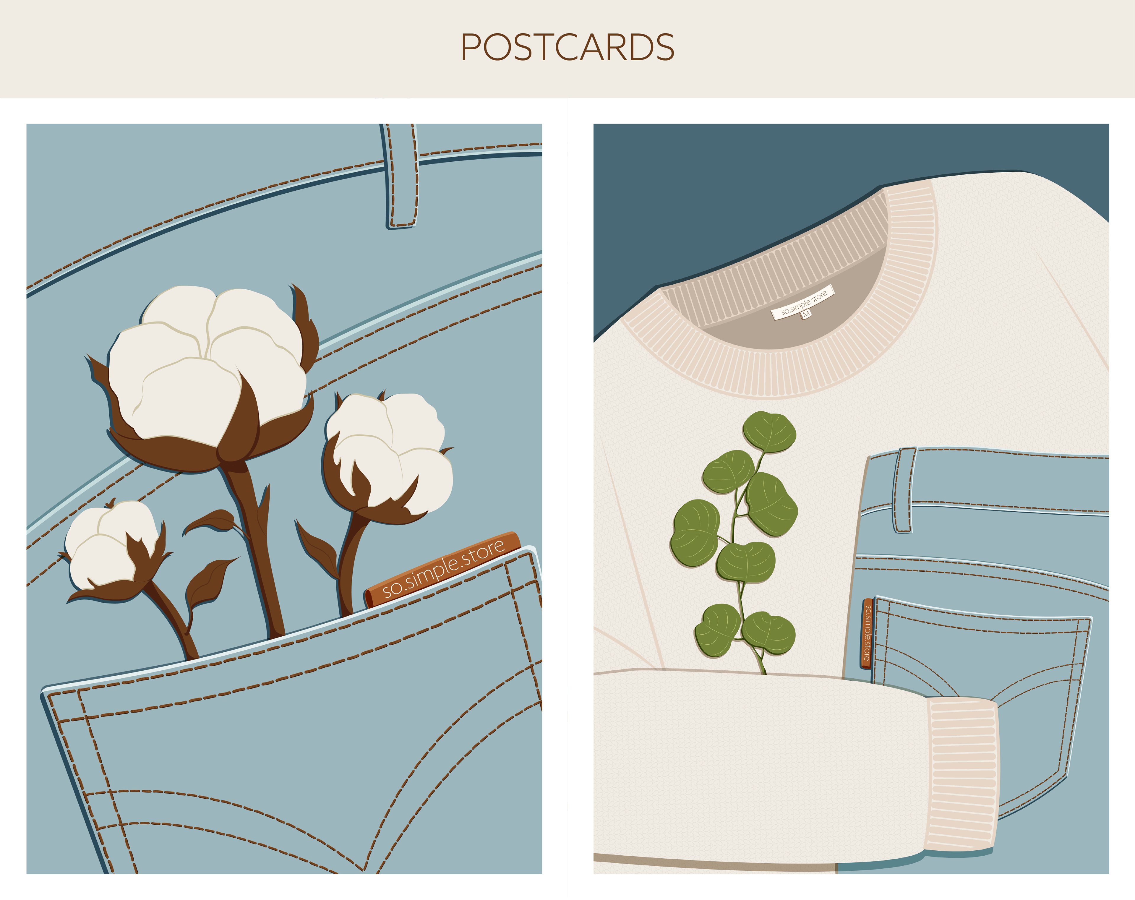 SO.SIMPLE.STORE. Illustrative identity. Concept — Изображение №7 — Иллюстрация на Dprofile