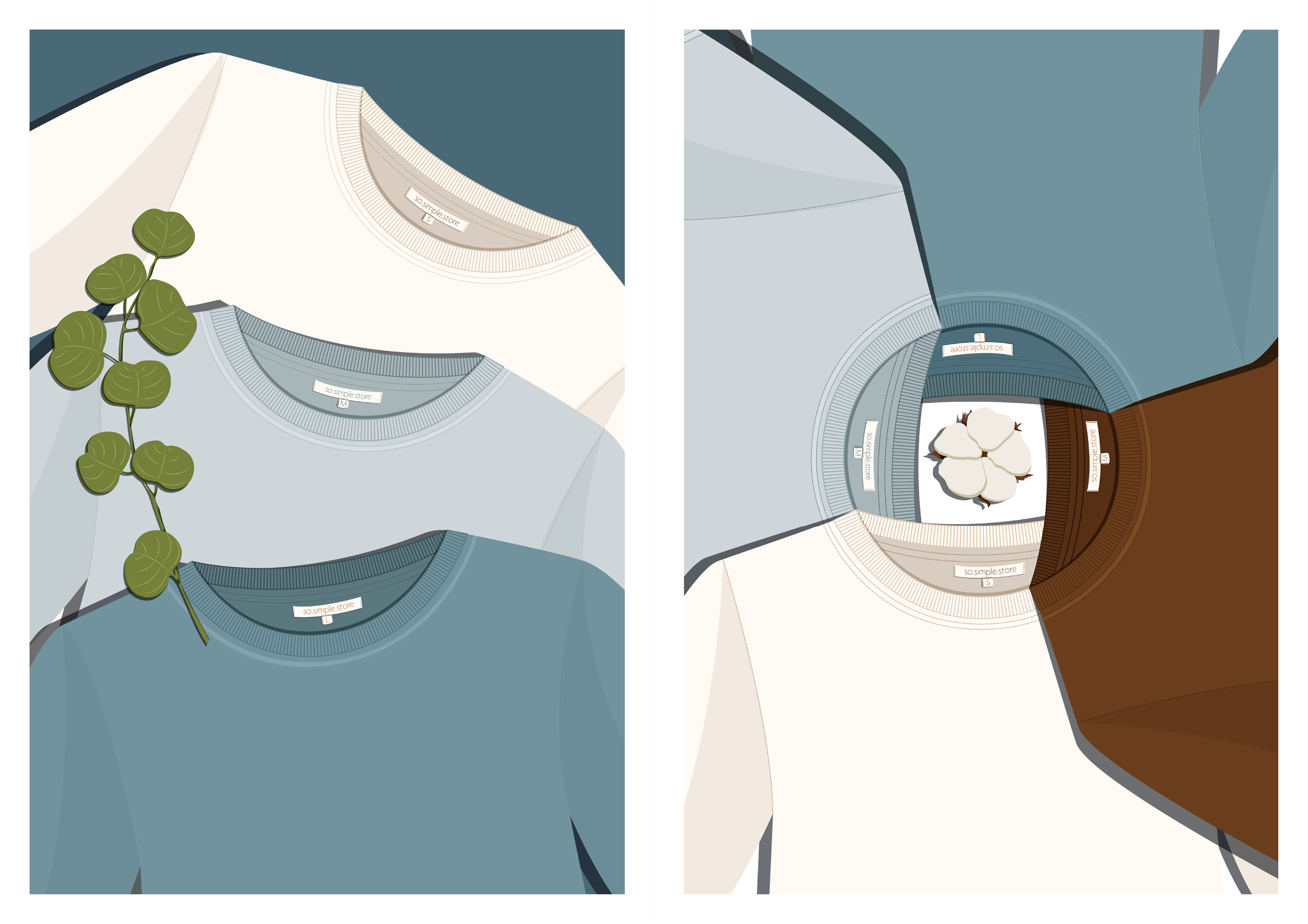 SO.SIMPLE.STORE. Illustrative identity. Concept — Изображение №13 — Иллюстрация на Dprofile