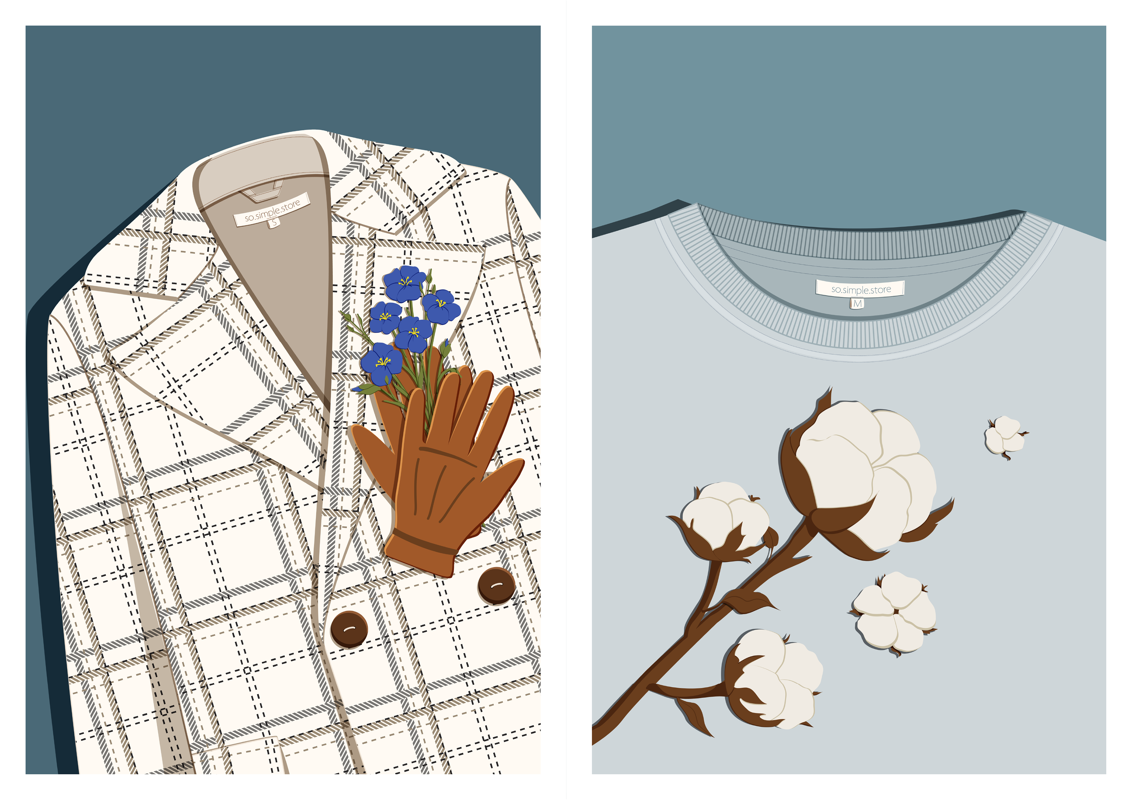 SO.SIMPLE.STORE. Illustrative identity. Concept — Изображение №11 — Иллюстрация на Dprofile