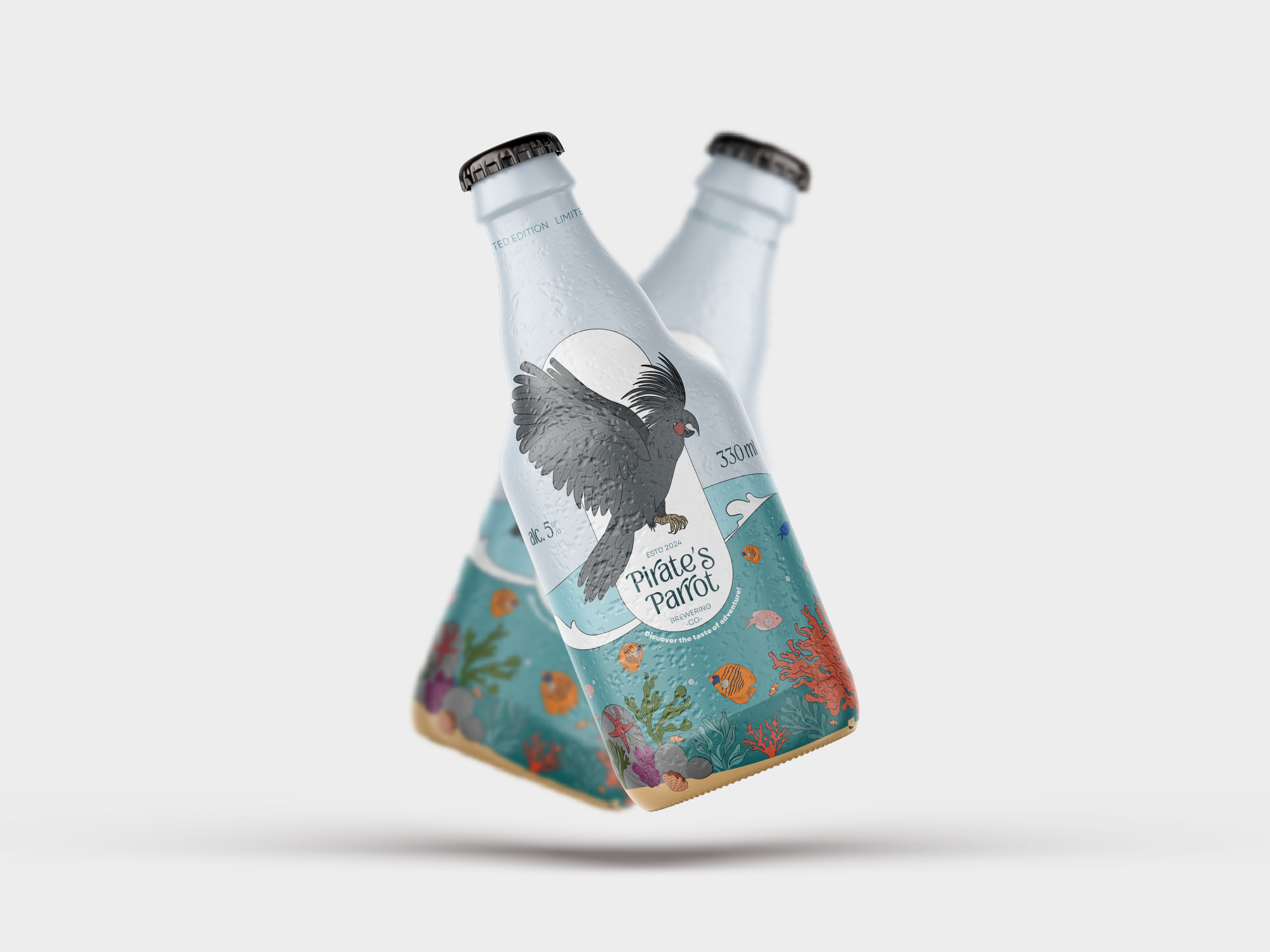 Pirate's Parrot. Beer packaging design. Concept — Изображение №13 — Брендинг, Иллюстрация на Dprofile