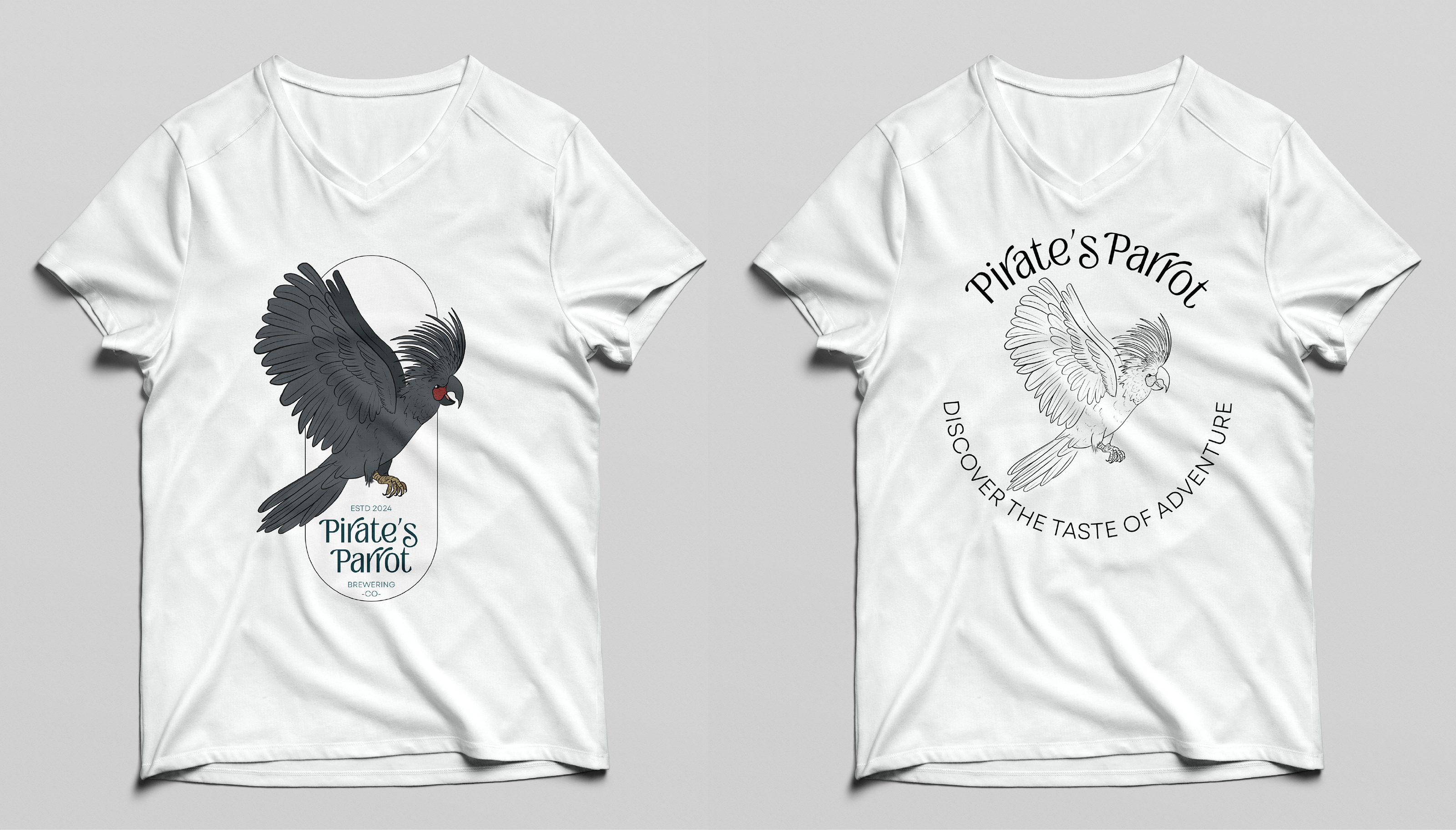 Pirate's Parrot. Beer packaging design. Concept — Изображение №19 — Брендинг, Иллюстрация на Dprofile