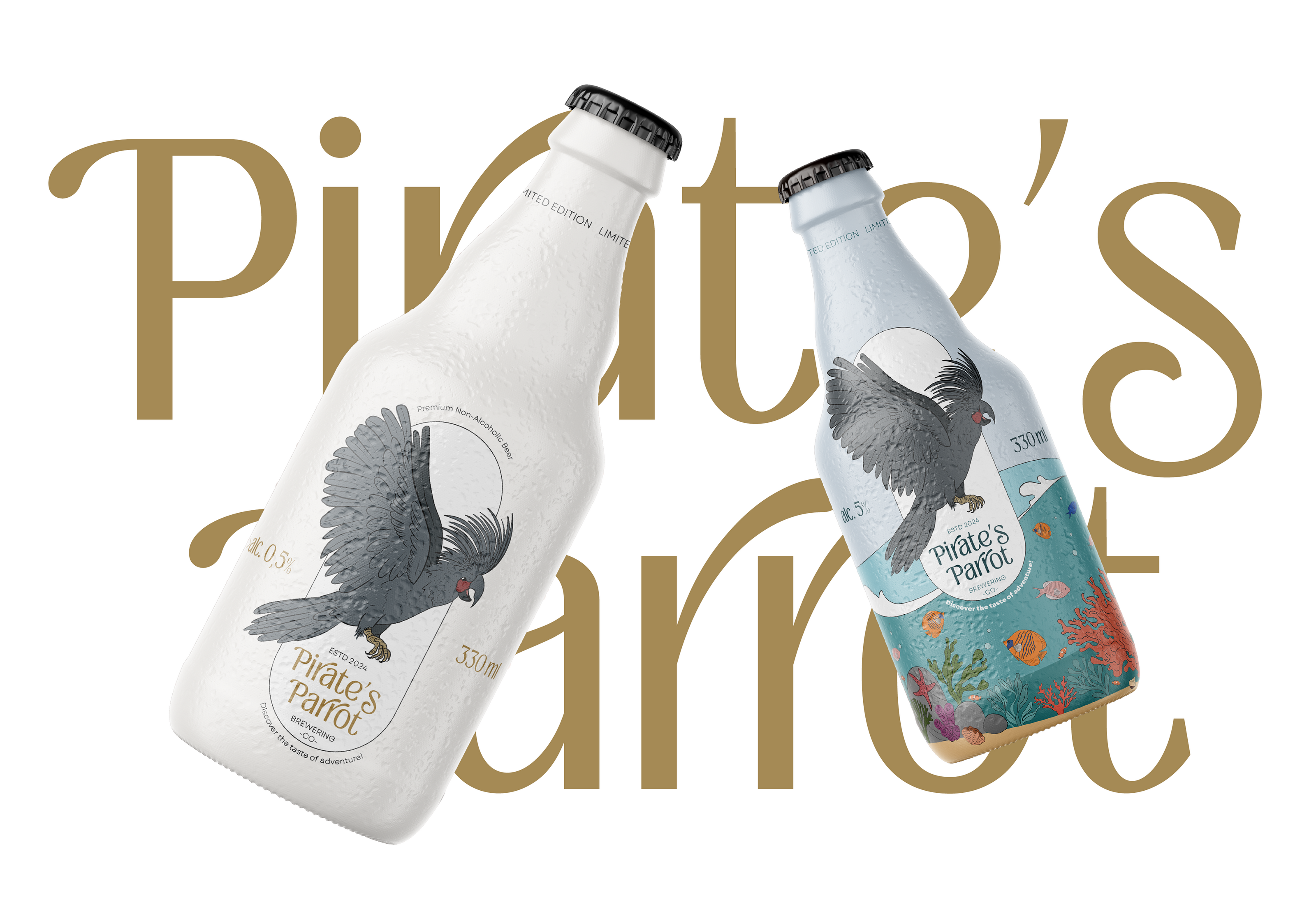 Pirate's Parrot. Beer packaging design. Concept — Изображение №2 — Брендинг, Иллюстрация на Dprofile