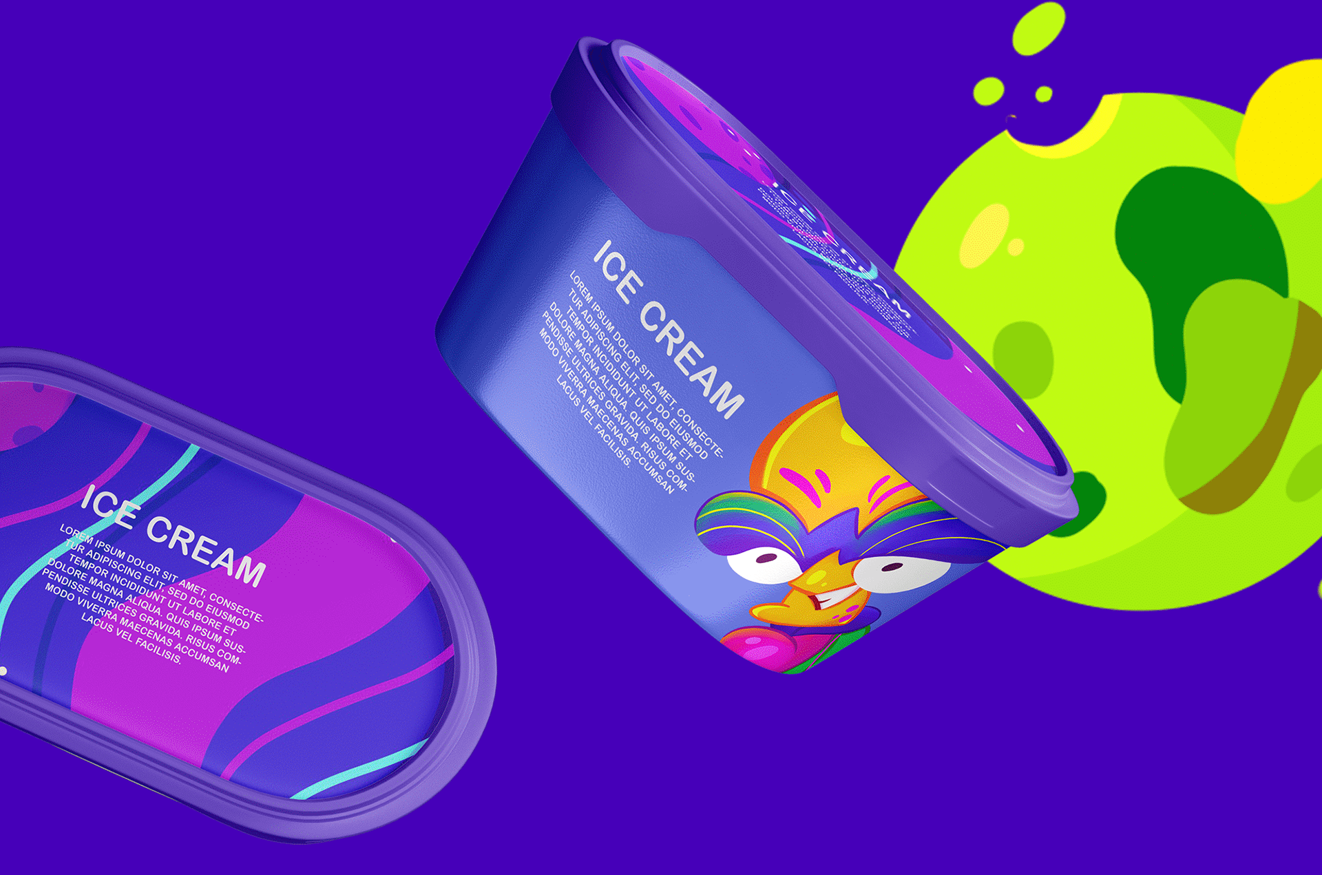 Brand characters for "Cosmo Neya" ice cream brand — Изображение №14 — Иллюстрация, Анимация на Dprofile