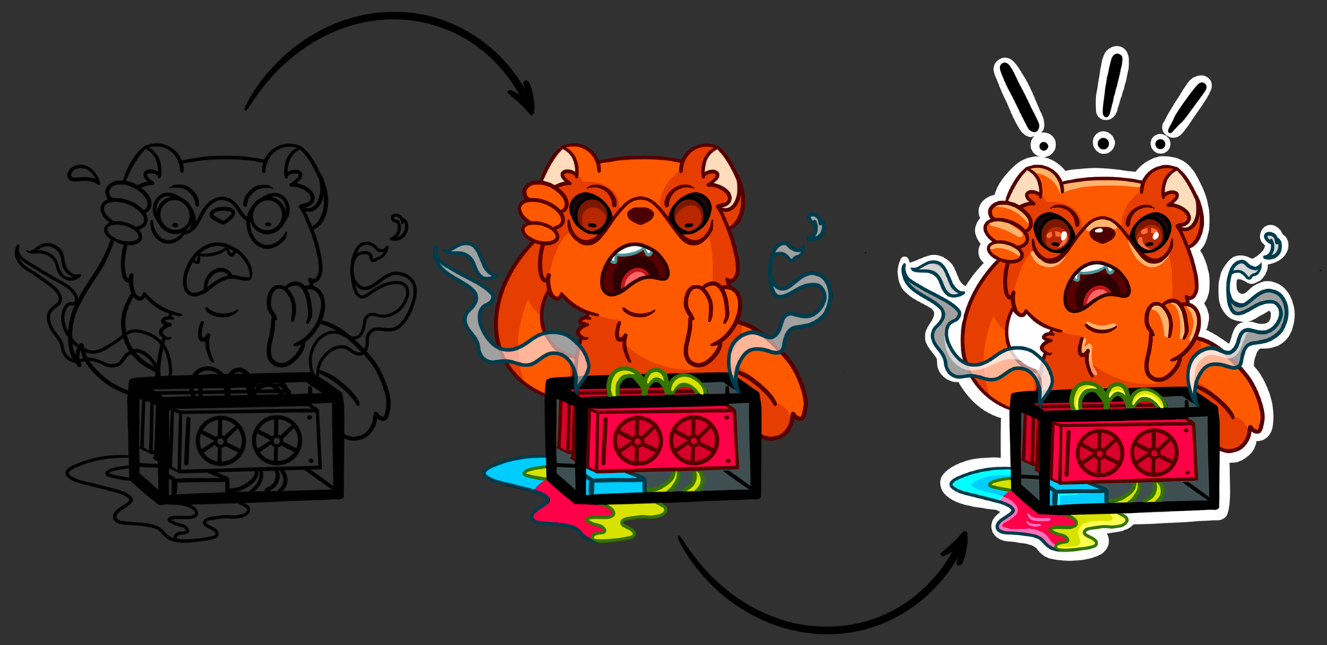 Mongoose stickers for cryptocurrency — Изображение №5 — Иллюстрация на Dprofile