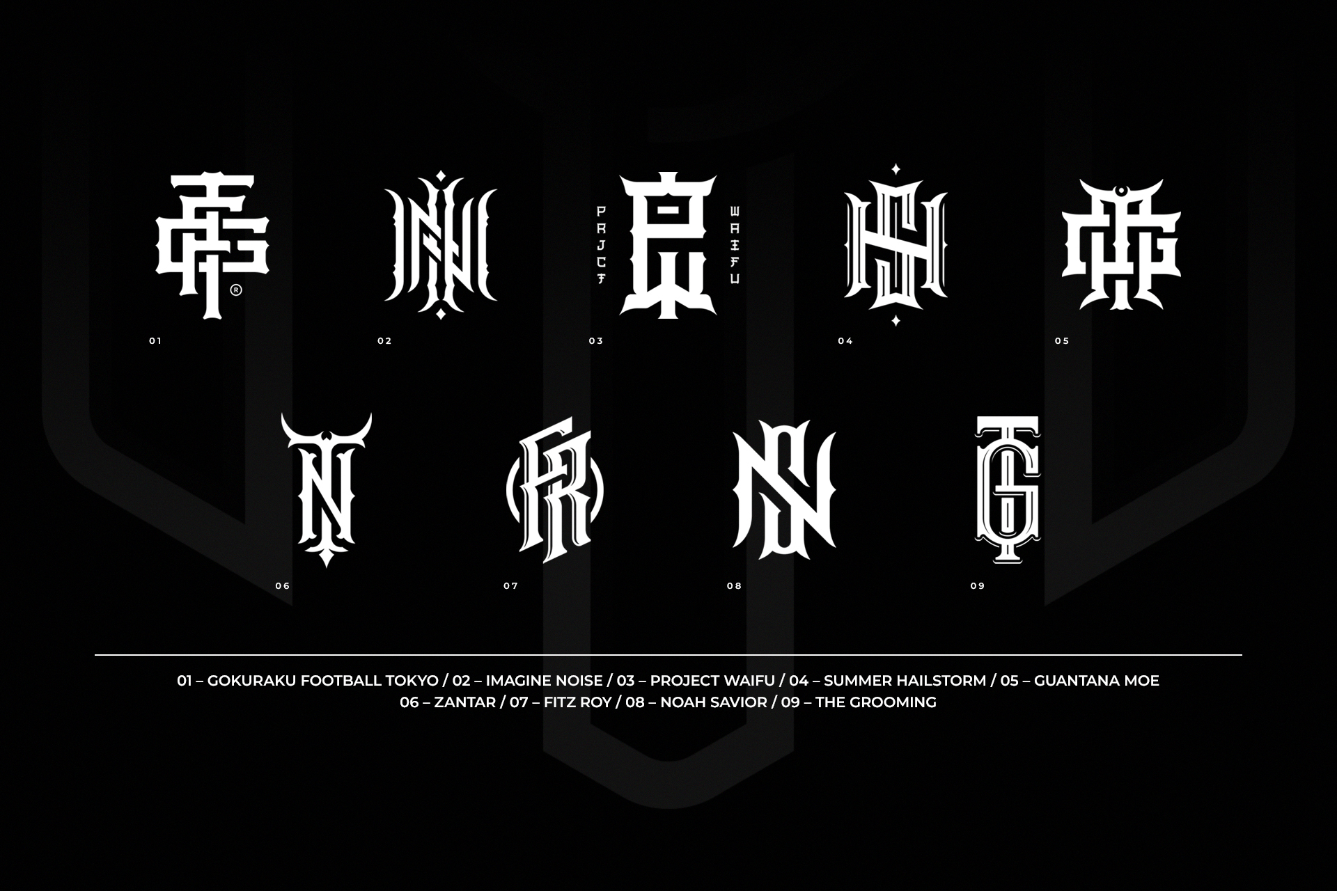 MONOGRAMS vol. 1 — Изображение №11 — Брендинг, Графика на Dprofile