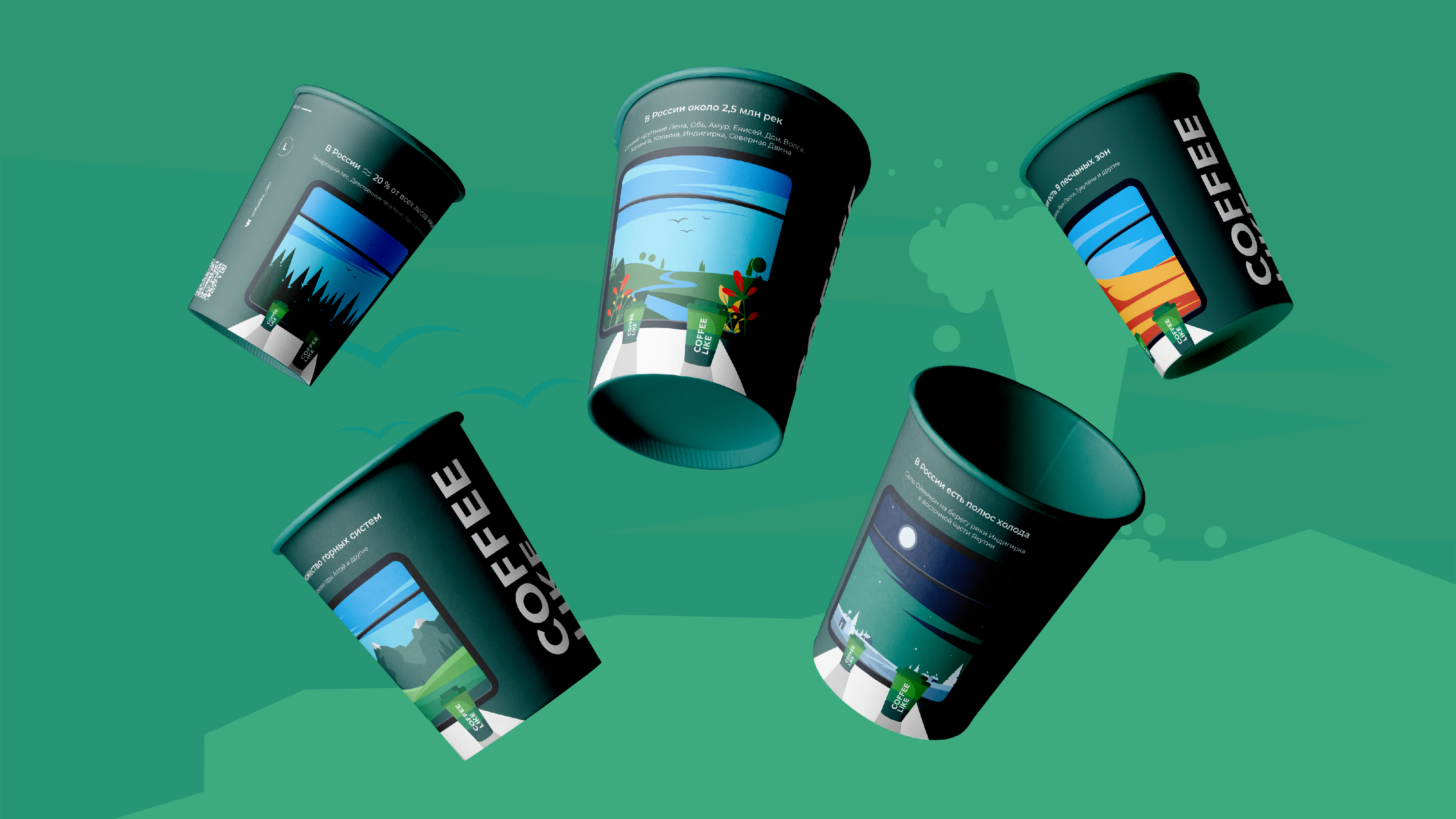 Путешествия по России/Coffee Like х DProfile — Изображение №4 — Брендинг, Иллюстрация на Dprofile