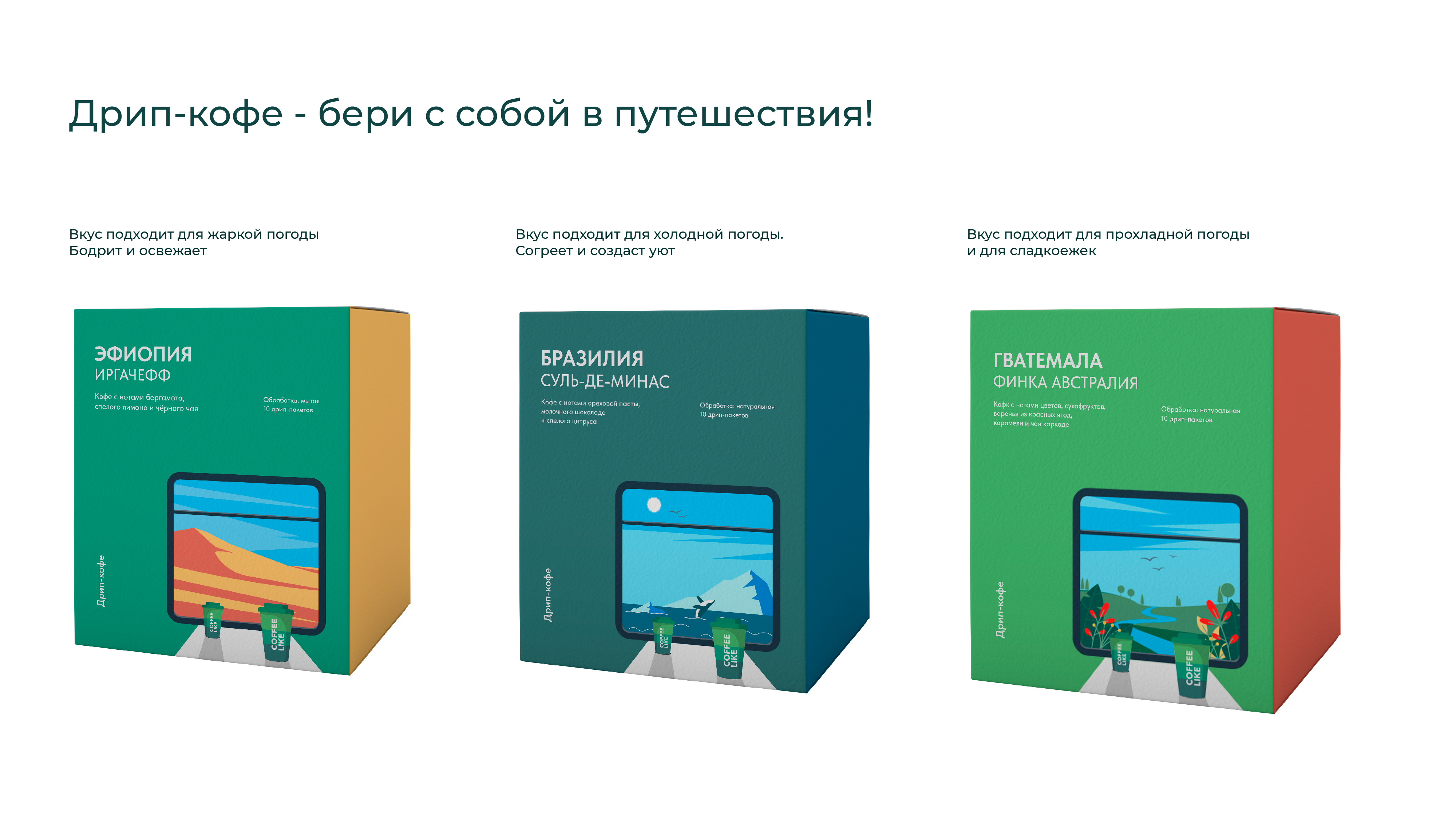 Путешествия по России/Coffee Like х DProfile — Изображение №6 — Брендинг, Иллюстрация на Dprofile
