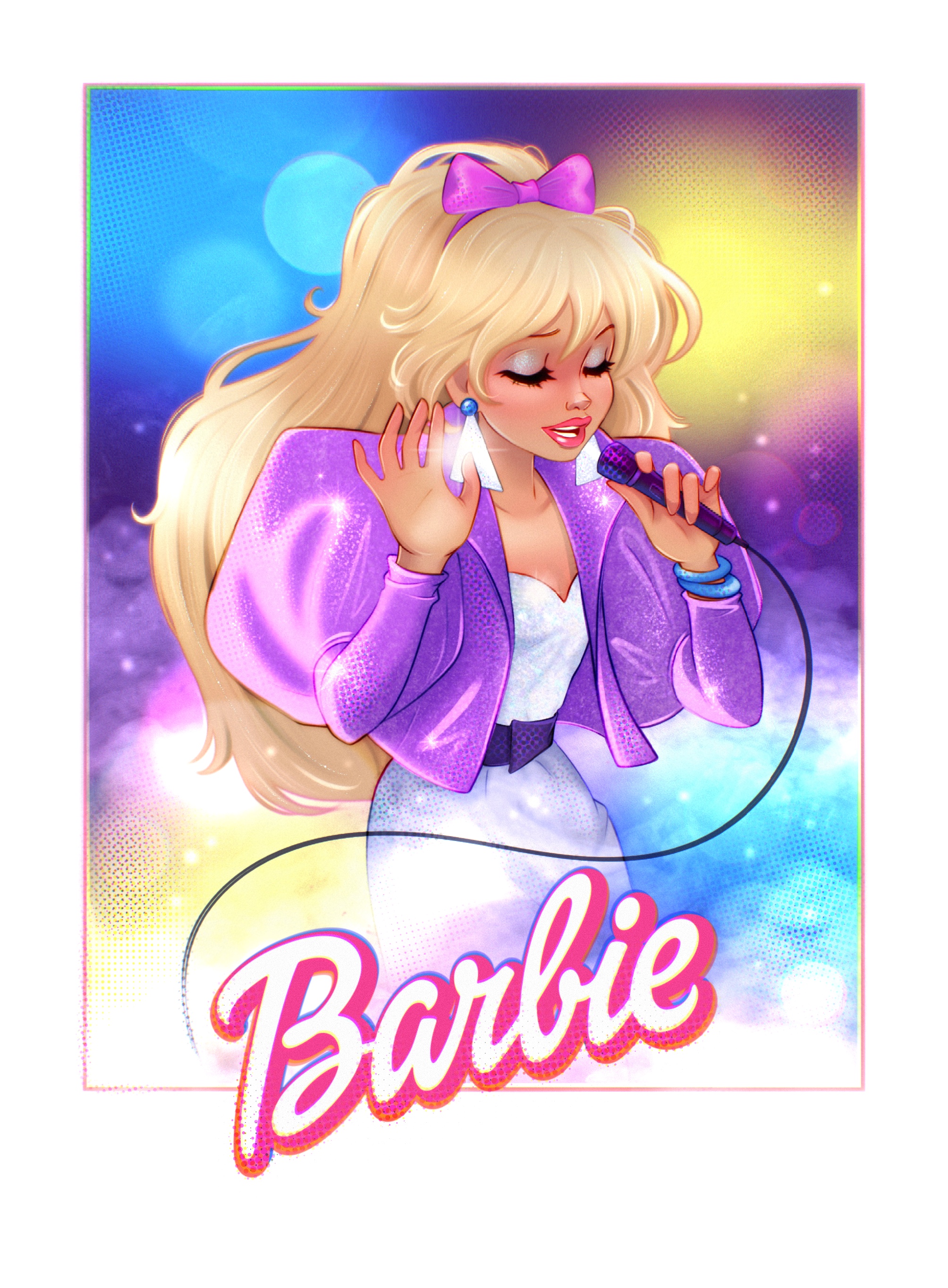Vintage Barbie redraw challenge — Изображение №1 — Иллюстрация на Dprofile