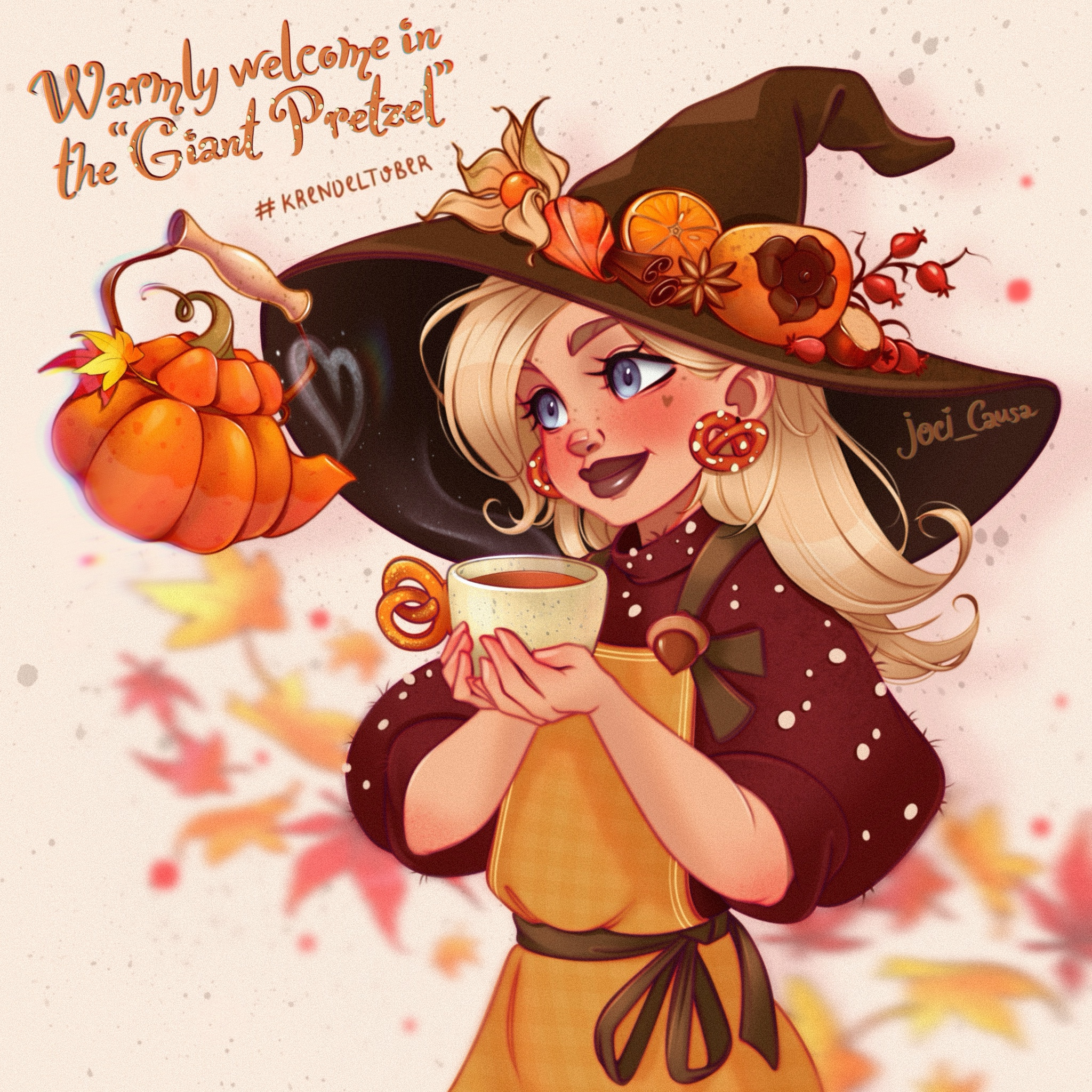 Warmly welcome in the "Giant Pretzel" — Изображение №1 — Иллюстрация на Dprofile
