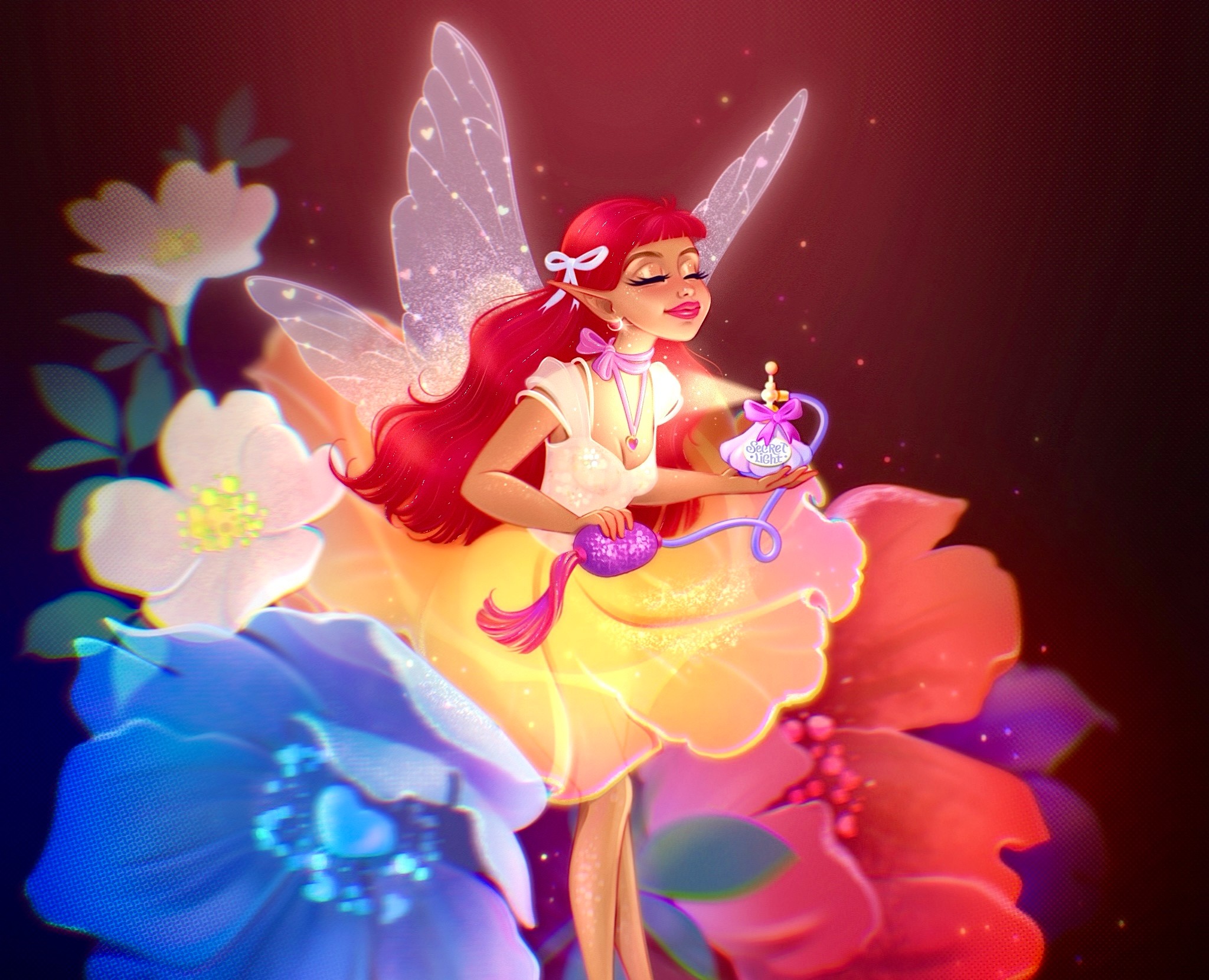 Her favorite perfume with sparkles на Dprofile