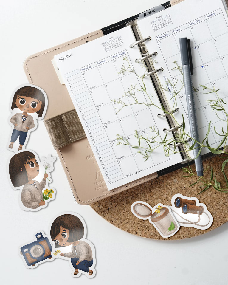 СТИКЕРПАК на тему ботаники | STICKERS — Изображение №2 — Иллюстрация на Dprofile