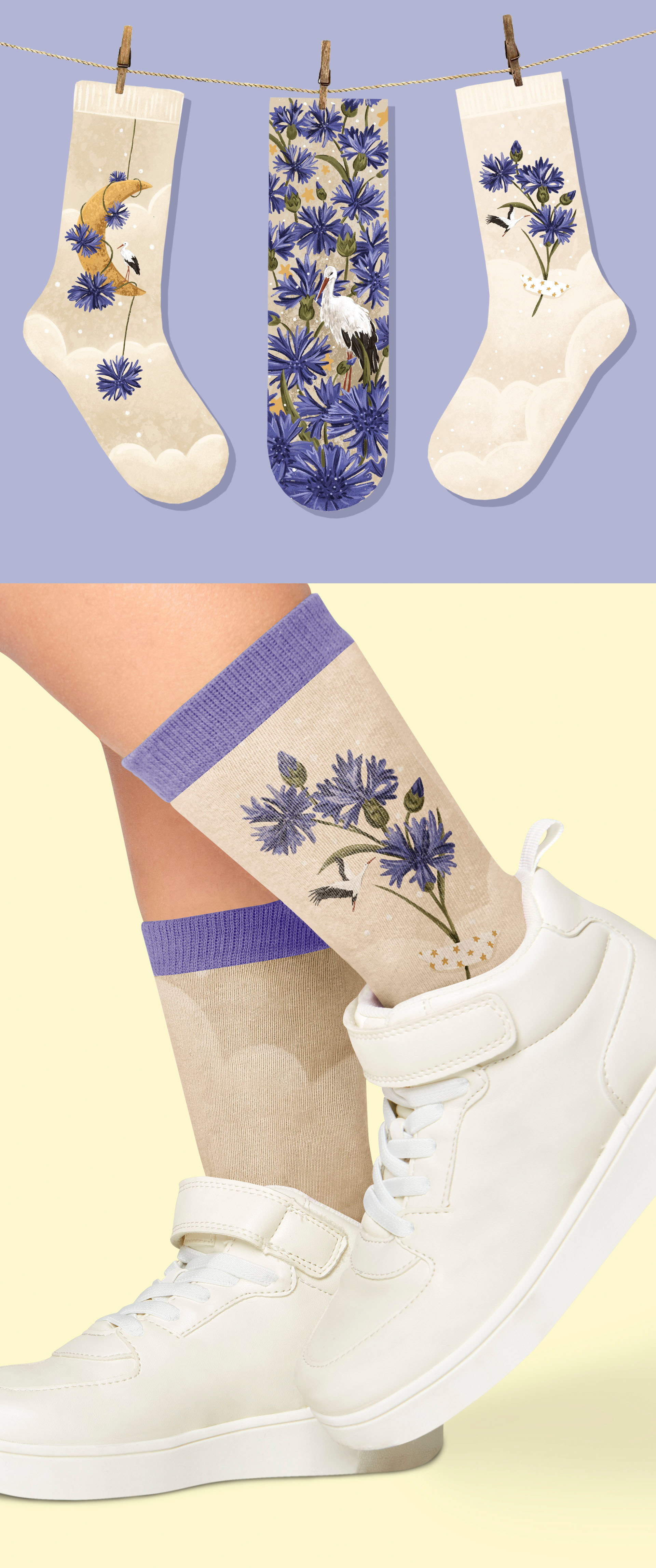 Принт для носков — Изображение №2 — Брендинг на Dprofile