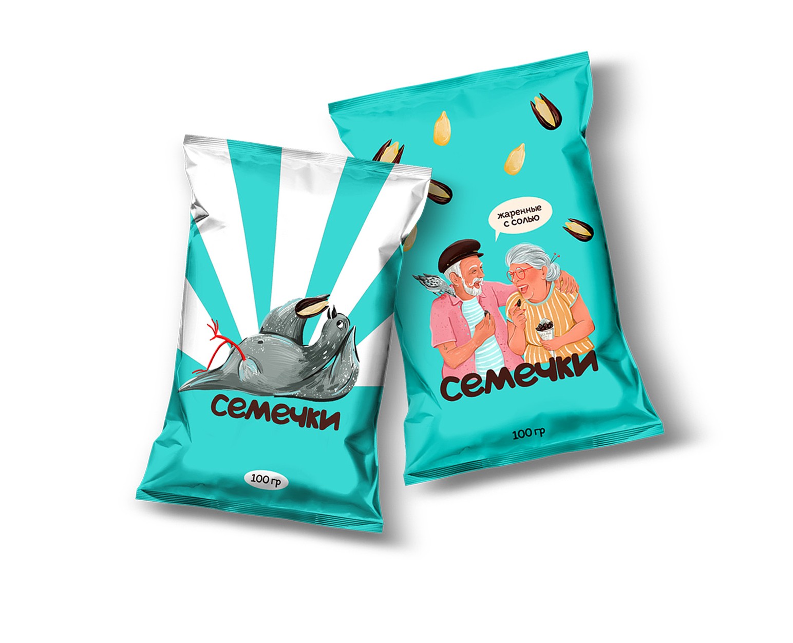 conceptual design of fried seeds — Брендинг, Иллюстрация на Dprofile