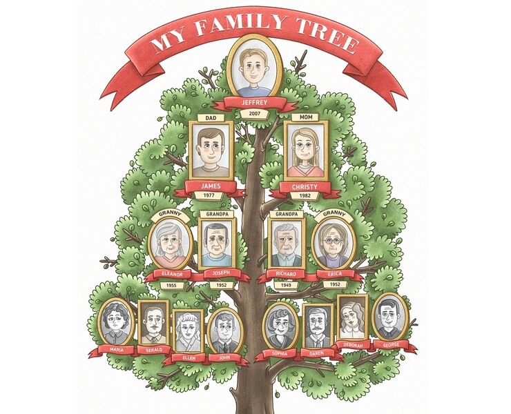 My Family Tree • Моё семейное древо на Dprofile
