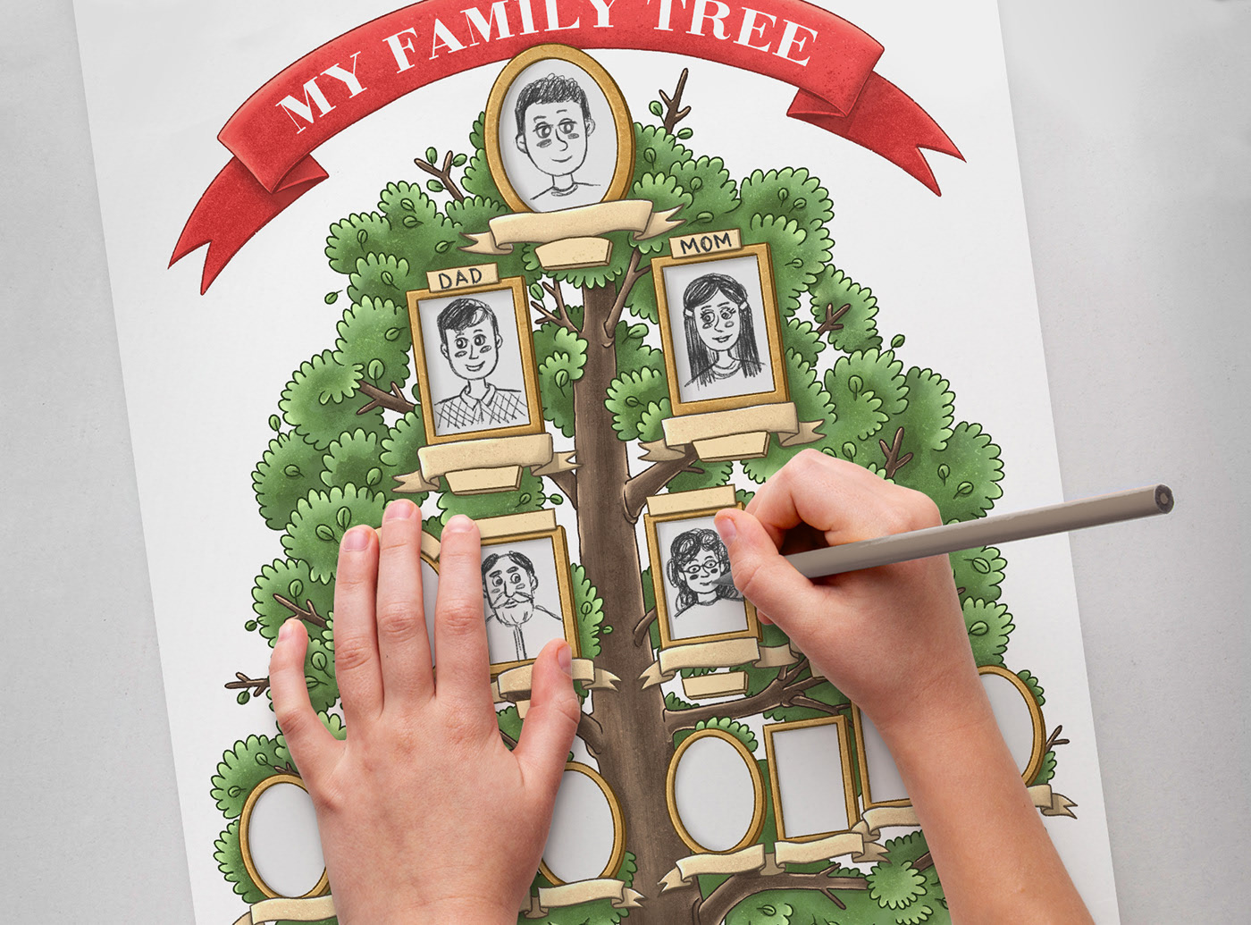 My Family Tree • Моё семейное древо — Изображение №3 — Иллюстрация, Графика на Dprofile