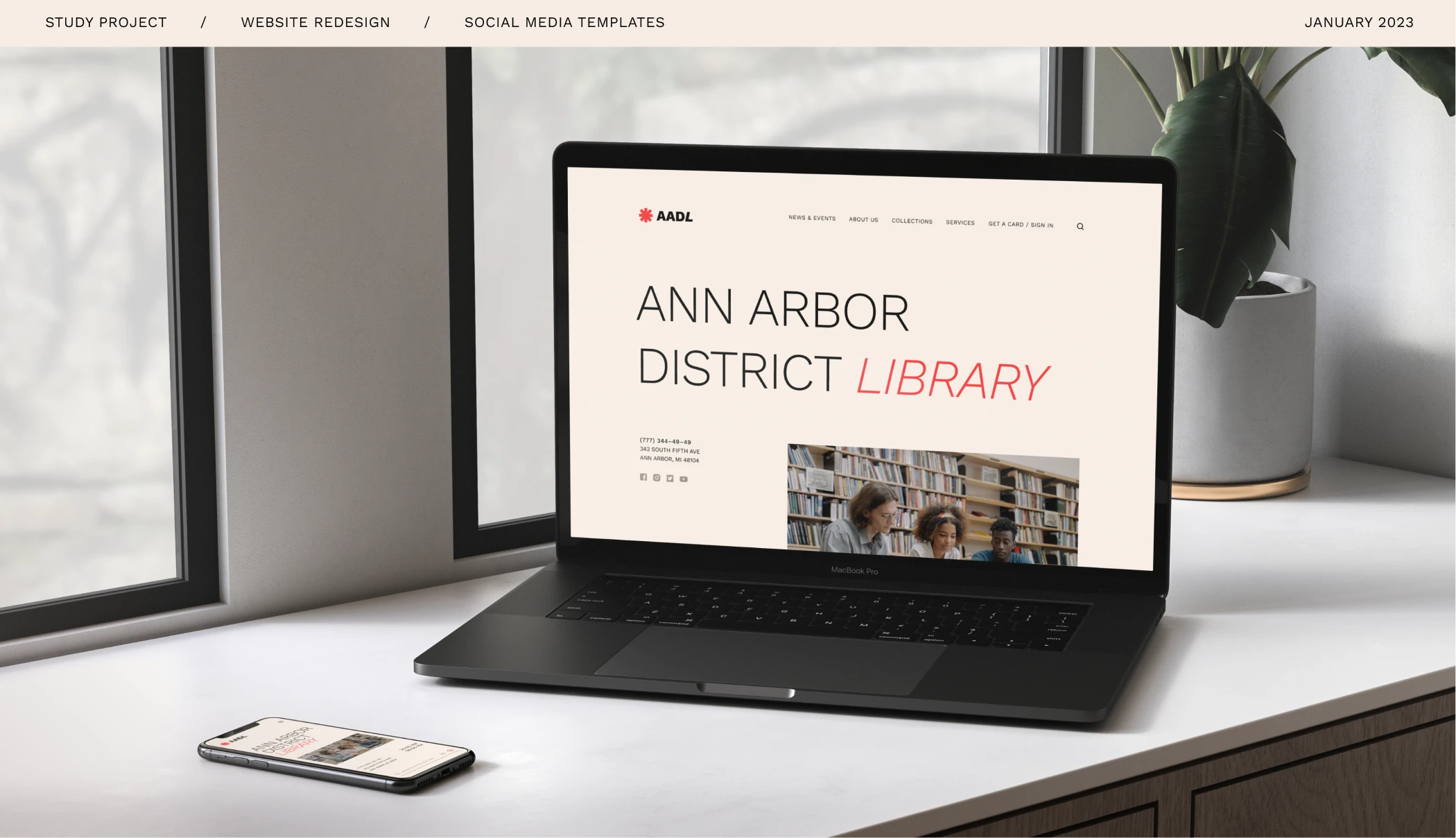 Ann Arbor District Library Website Redesign — Изображение №1 — Интерфейсы, Брендинг на Dprofile