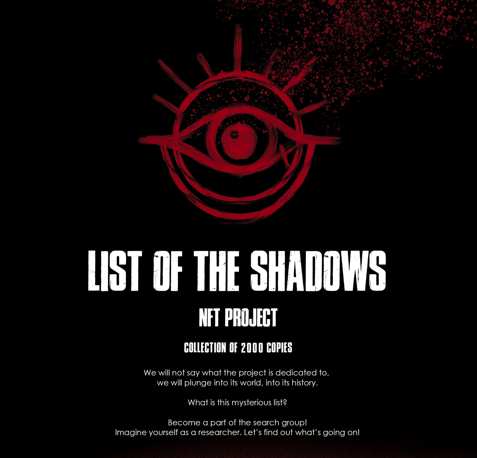 List of the shadows (NFT Project) — Изображение №1 — Иллюстрация, Анимация на Dprofile