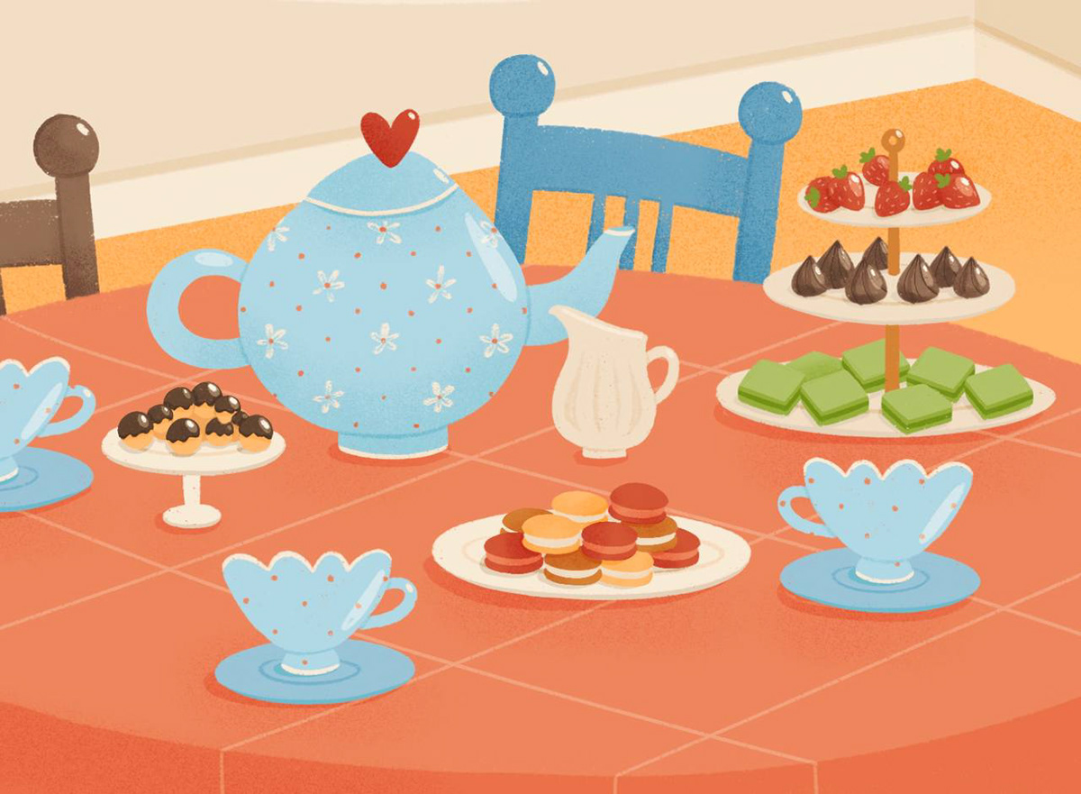 Tea Party by Timofey | Children's book illustration — Изображение №24 — Иллюстрация, Анимация на Dprofile