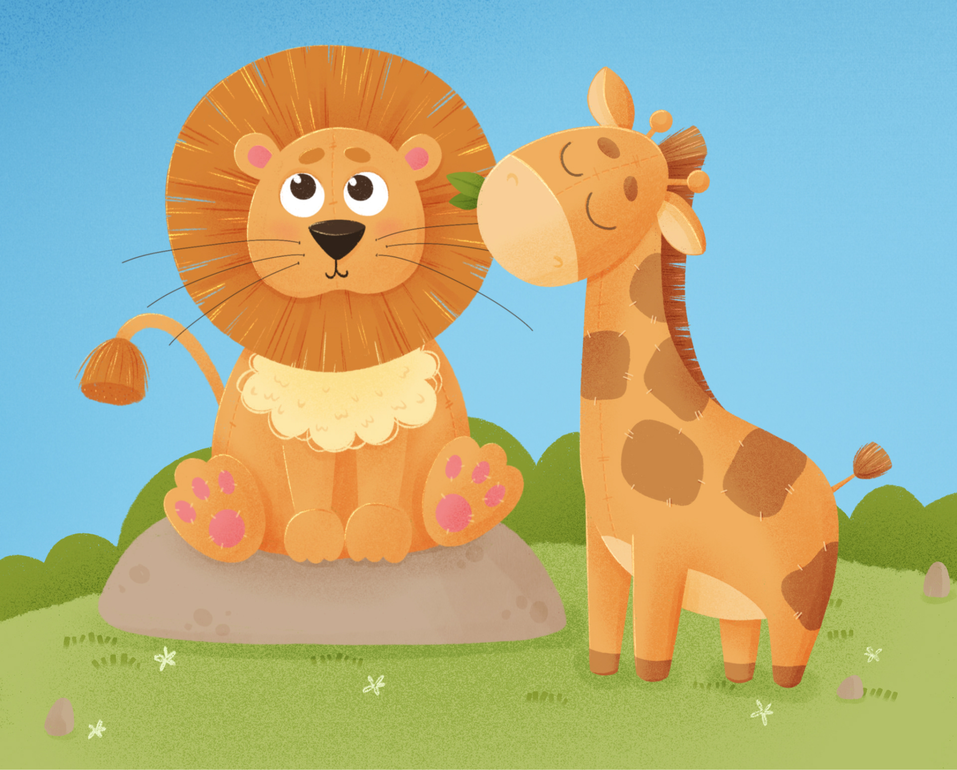 Toy Animals Puzzle | Детские пазлы — Изображение №5 — Иллюстрация на Dprofile