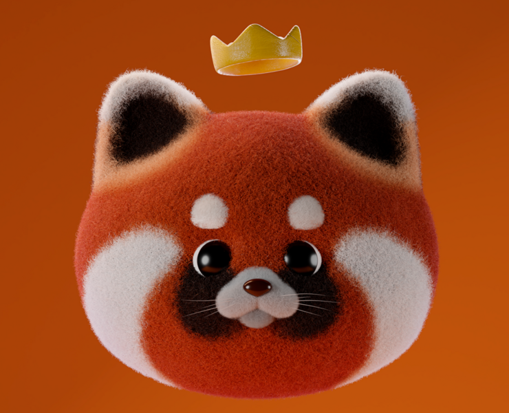 Red panda — 3D на Dprofile