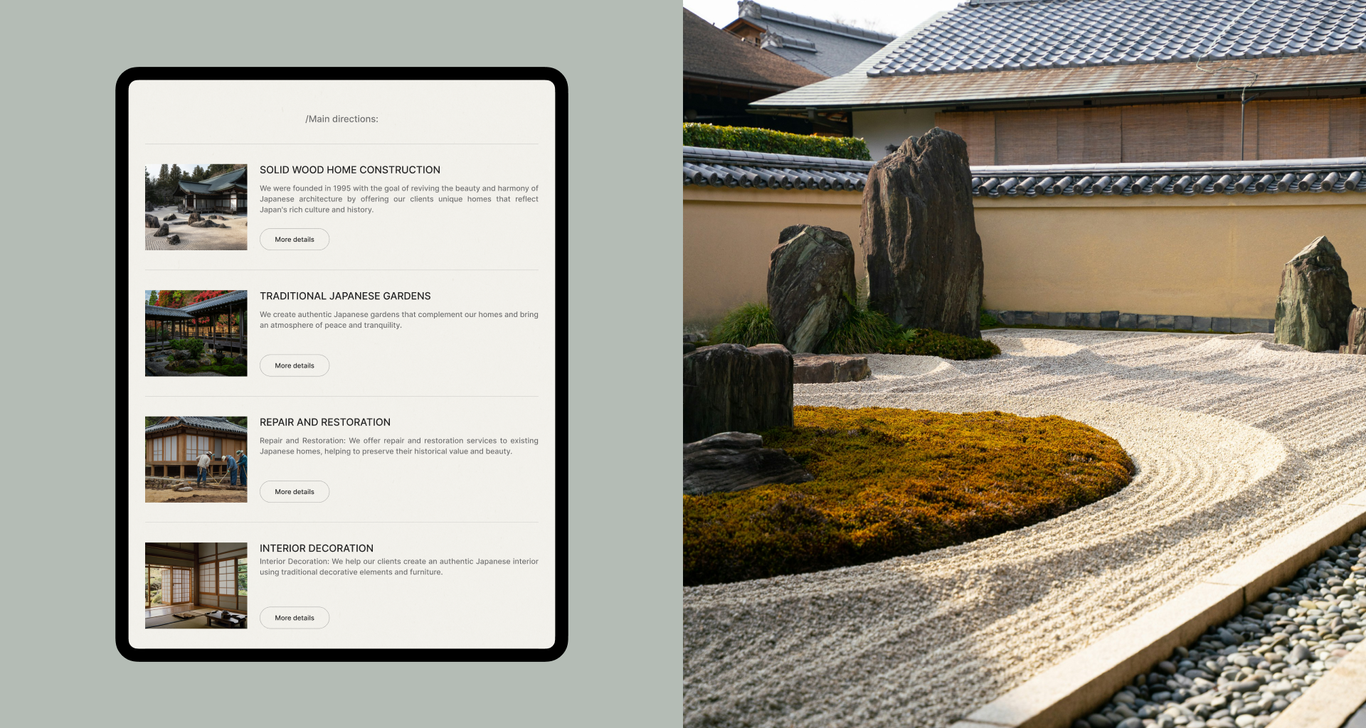 Сonstruction of traditional Japanese house | Kumo Homes — Изображение №9 — Интерфейсы, Брендинг на Dprofile