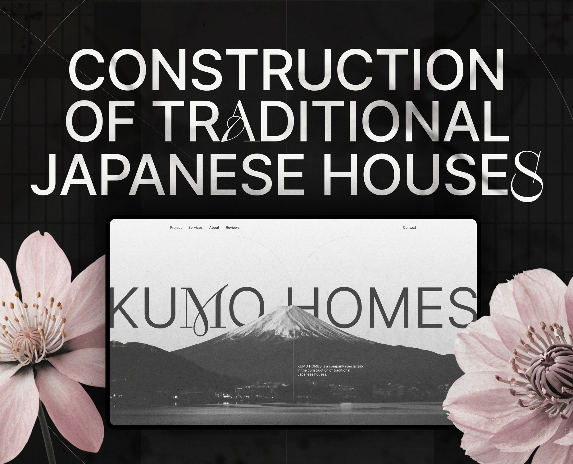 Сonstruction of traditional Japanese house | Kumo Homes на Dprofile
