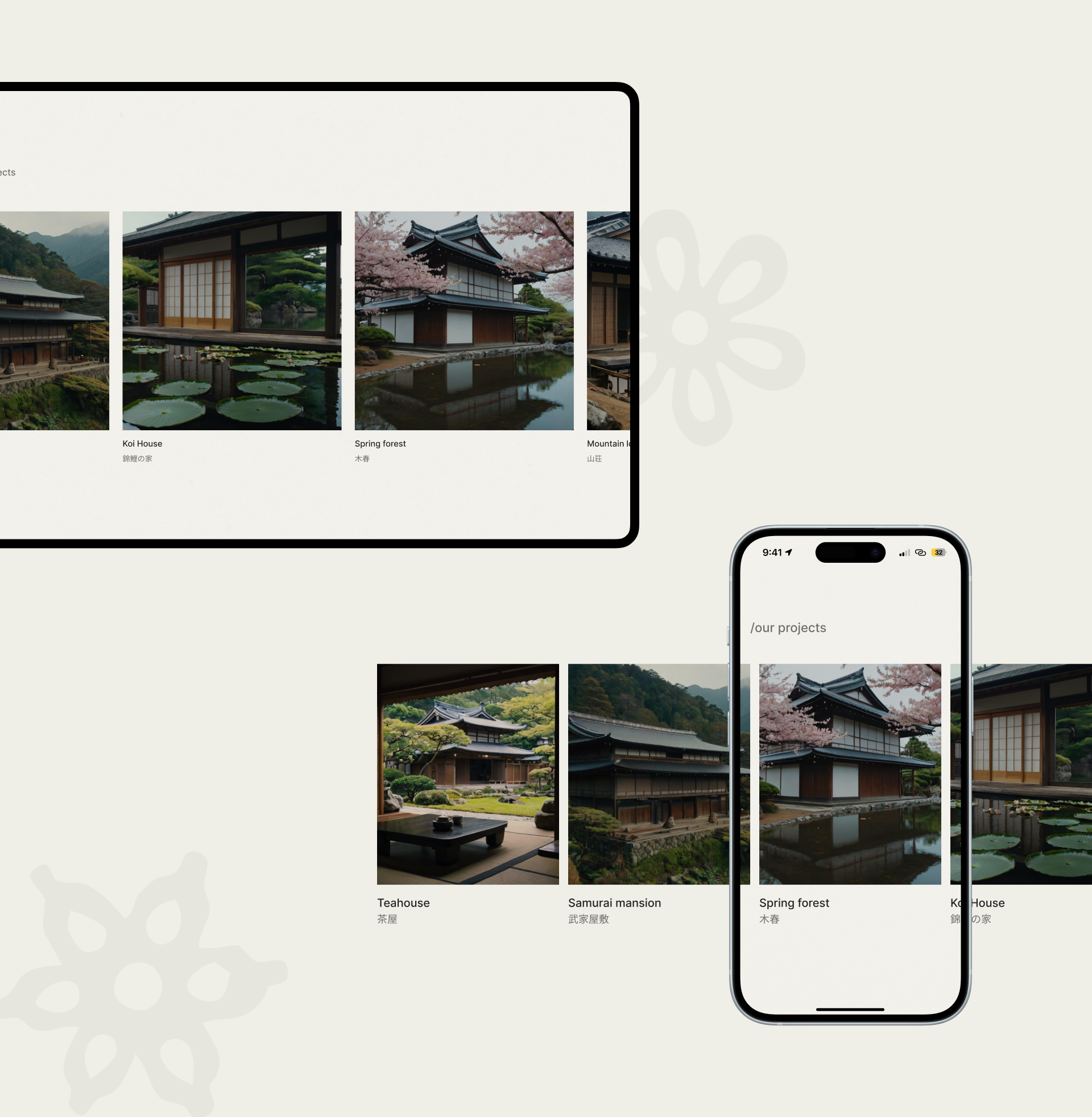 Сonstruction of traditional Japanese house | Kumo Homes — Изображение №7 — Интерфейсы, Брендинг на Dprofile