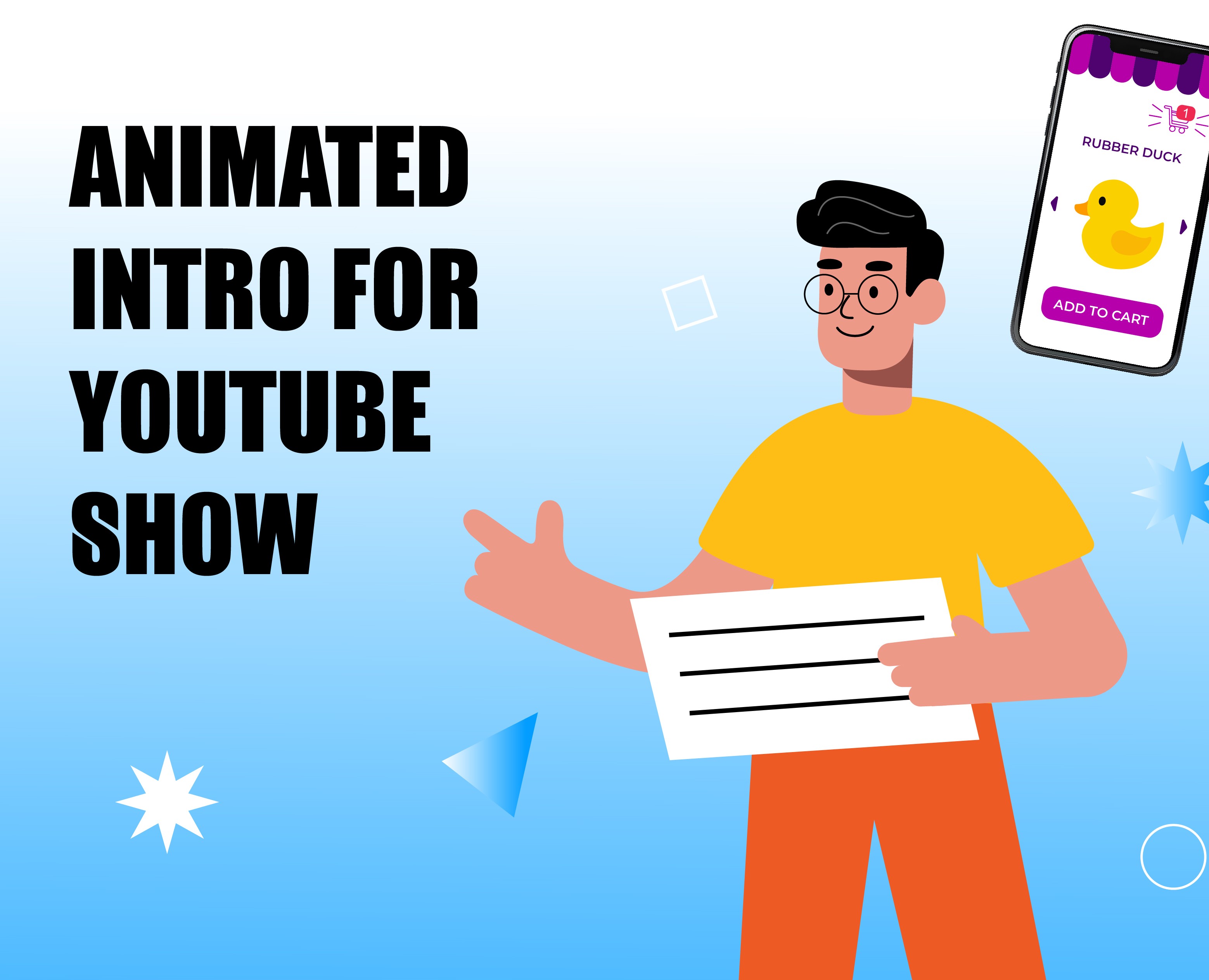 Интро-анимация для Youtube | UI-анимация | Видео-эксплейнер на Dprofile
