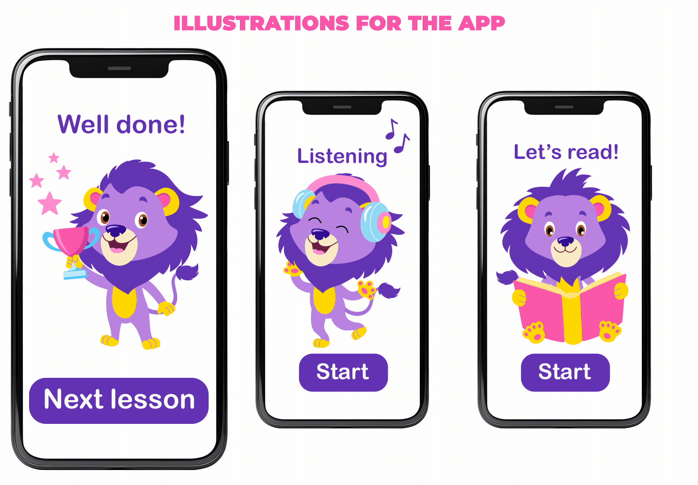 ANIMATION AND CHARACTER DESIGN FOR THE MOBILE APP — Изображение №3 — Иллюстрация, Анимация на Dprofile