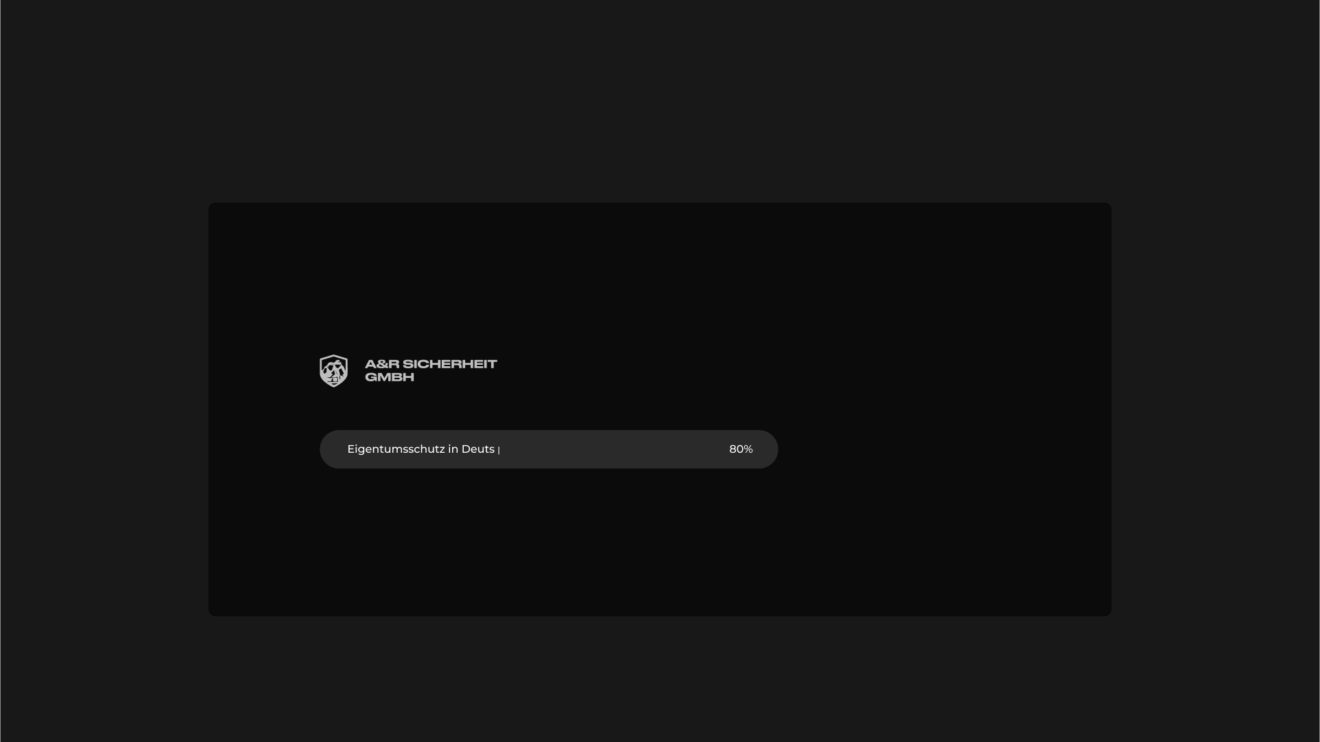 AR SICHERHEIT SGMBH — Изображение №4 — Брендинг на Dprofile