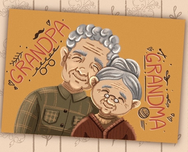 Grandparents — Иллюстрация на Dprofile