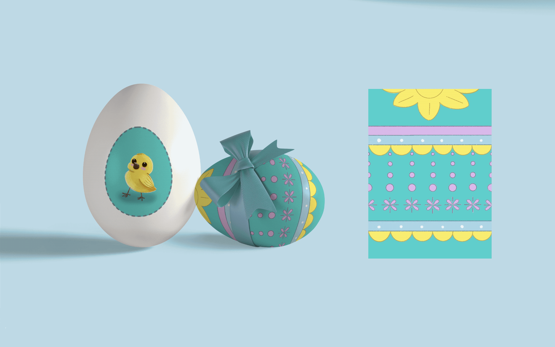 Happy Easter Day — Изображение №2 — Иллюстрация на Dprofile
