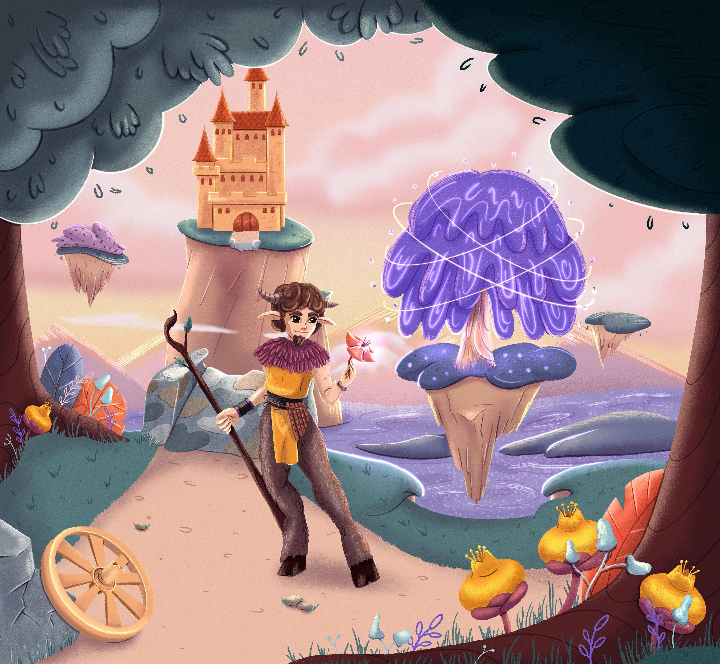 Magic forest — Изображение №2 — Иллюстрация на Dprofile