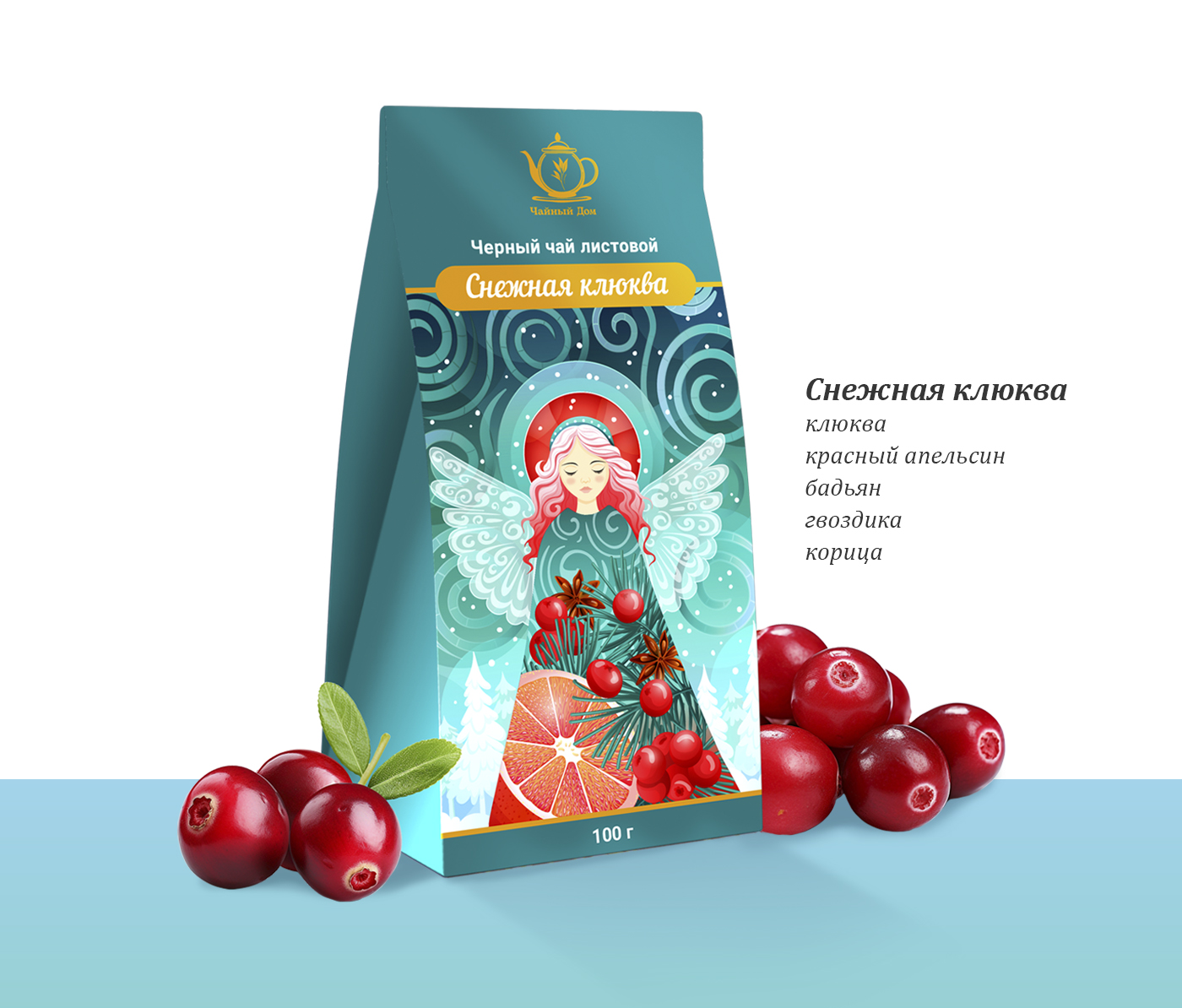 Новогодняя упаковка для чая / Иллюстрации — Изображение №4 — Брендинг на Dprofile