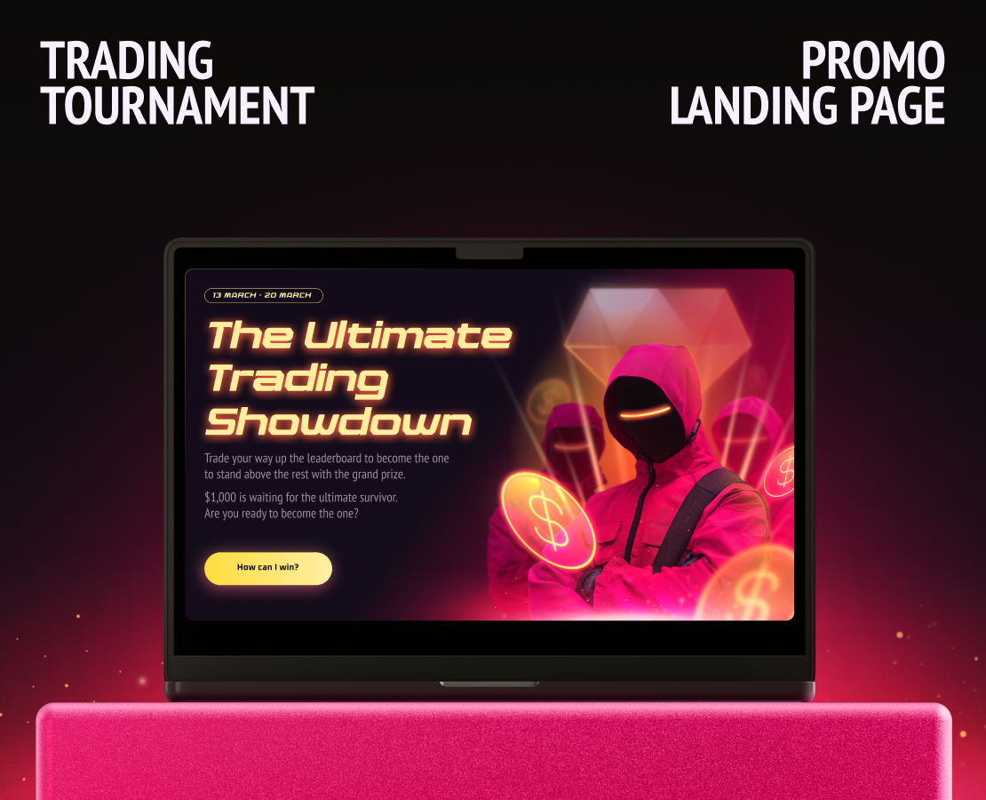 Promotional campaign for trading tournament — Интерфейсы, Маркетинг на Dprofile