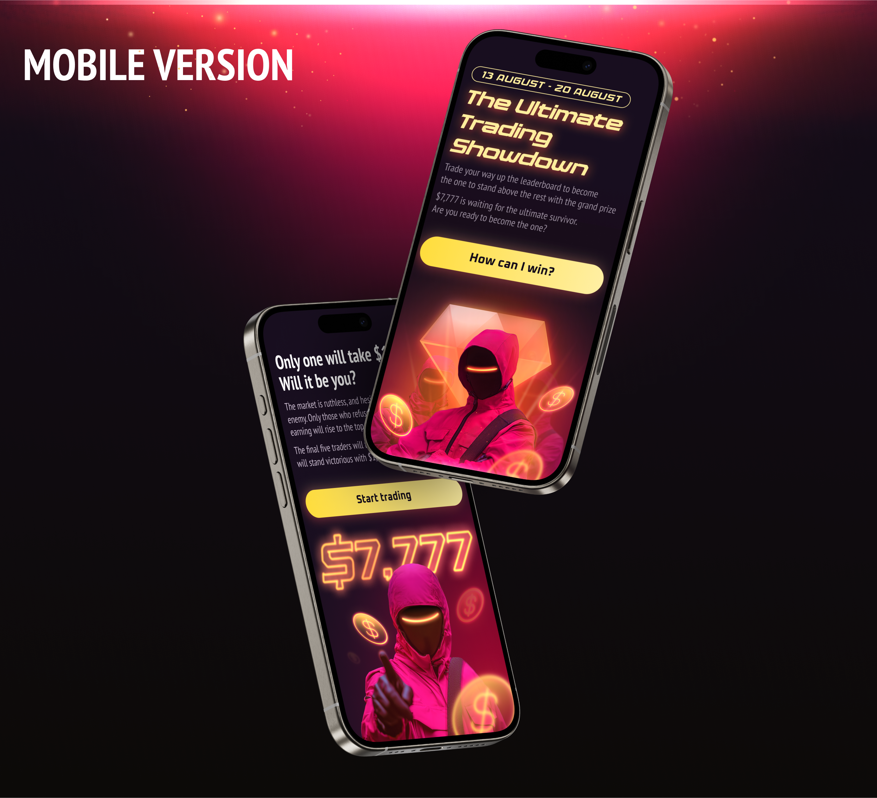 Promotional campaign for trading tournament — Изображение №9 — Интерфейсы, Маркетинг на Dprofile