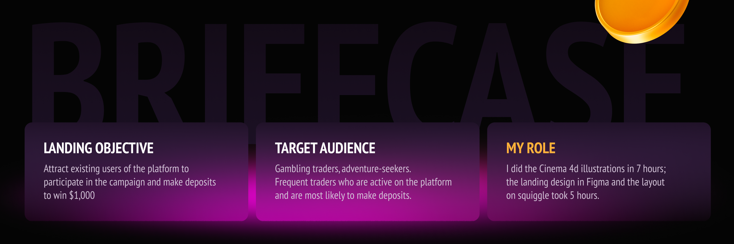 Promo LP with 3D illustrations — Изображение №2 — 3D, Маркетинг на Dprofile