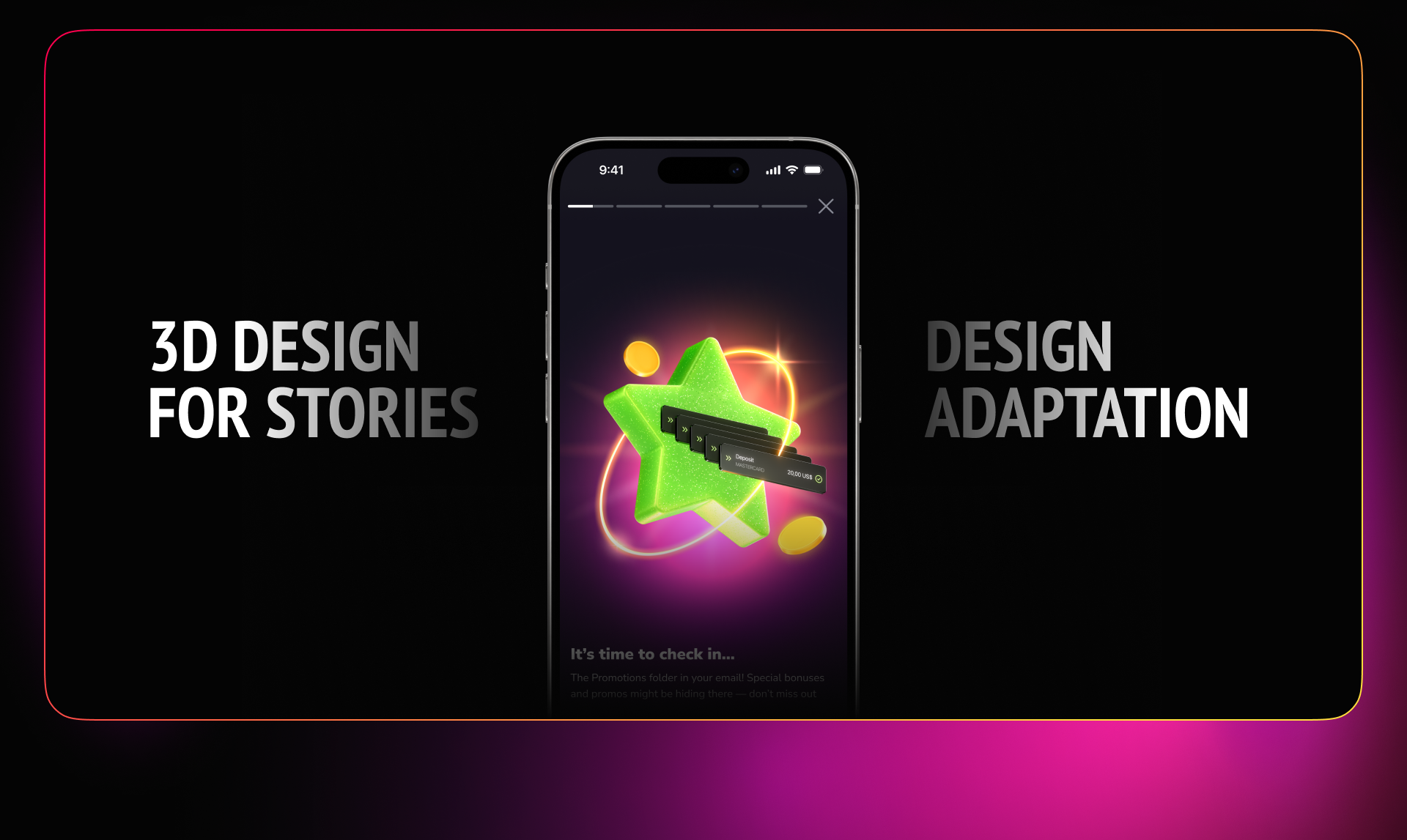 Promo LP with 3D illustrations — Изображение №7 — 3D, Маркетинг на Dprofile