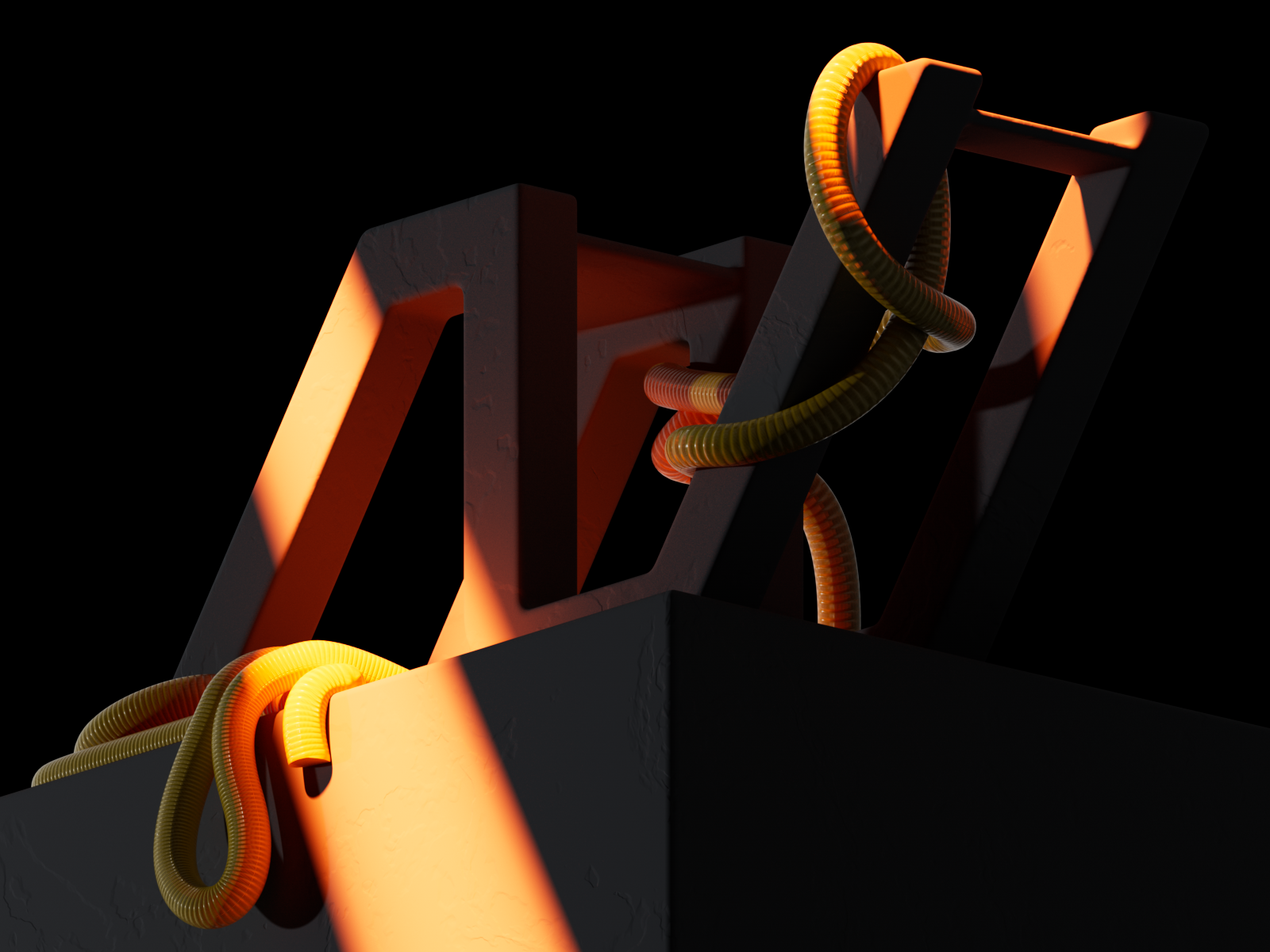 Letter "N" 3D design — Изображение №1 — 3D на Dprofile