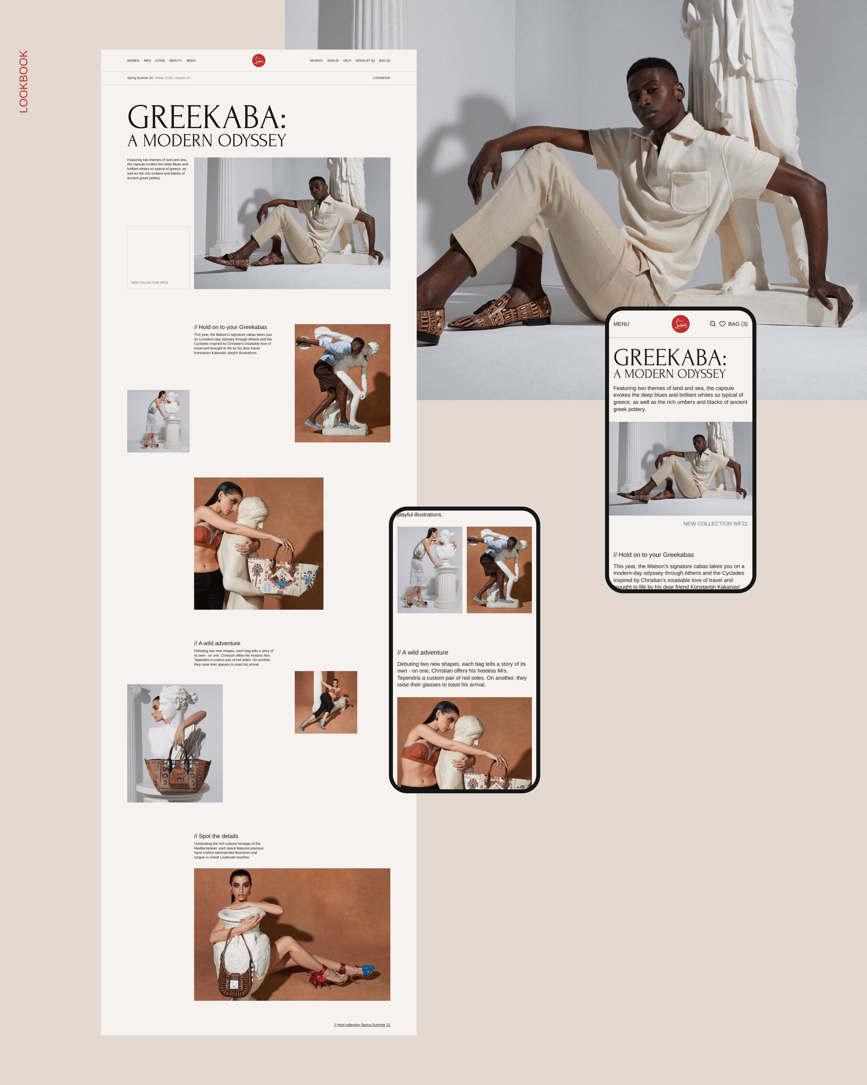 Online Boutique Christian Louboutin redesign concept — Изображение №6 — Интерфейсы на Dprofile