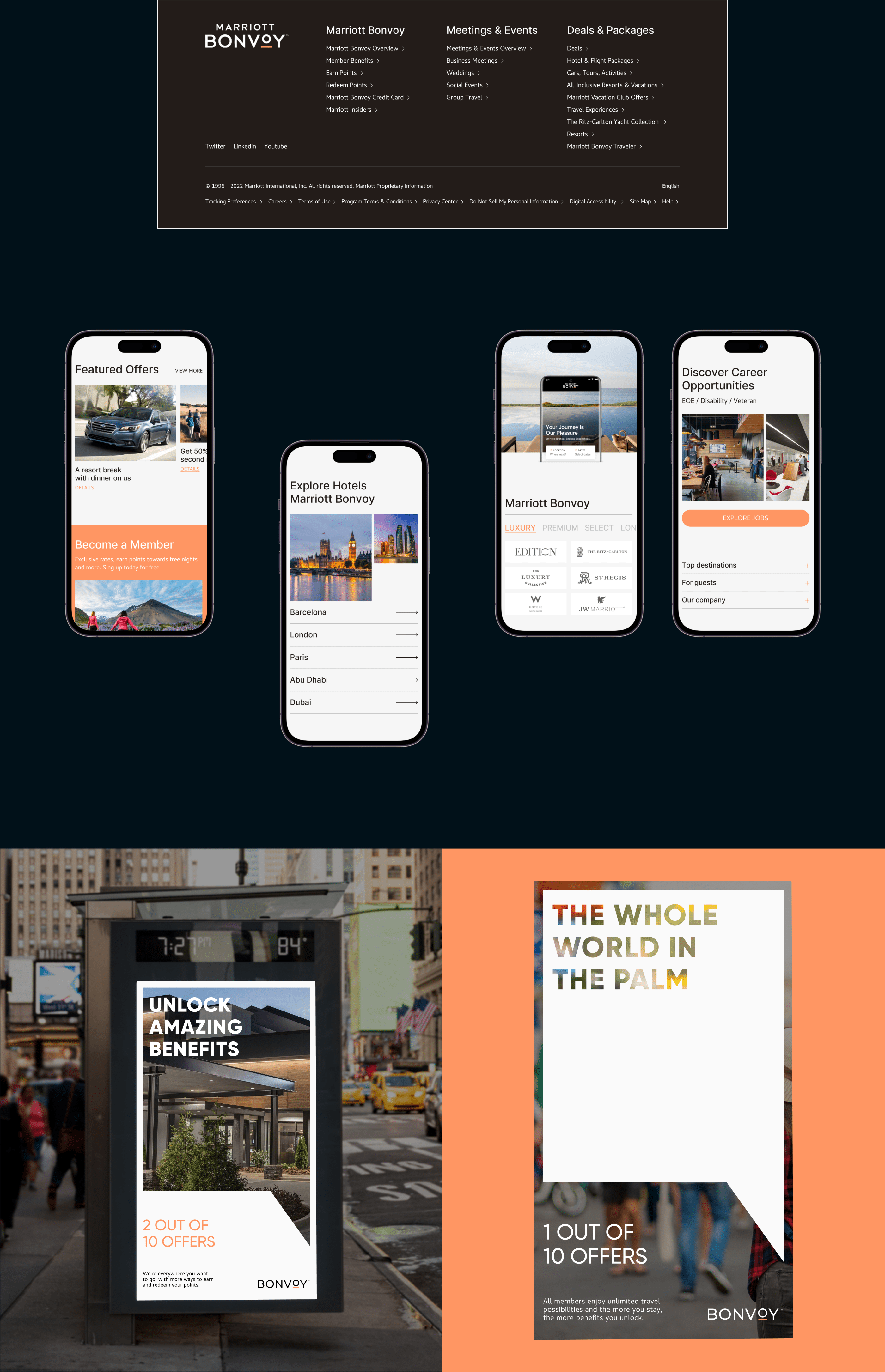 Corporate website concept Marriott Bonvoy — Изображение №3 — Интерфейсы на Dprofile