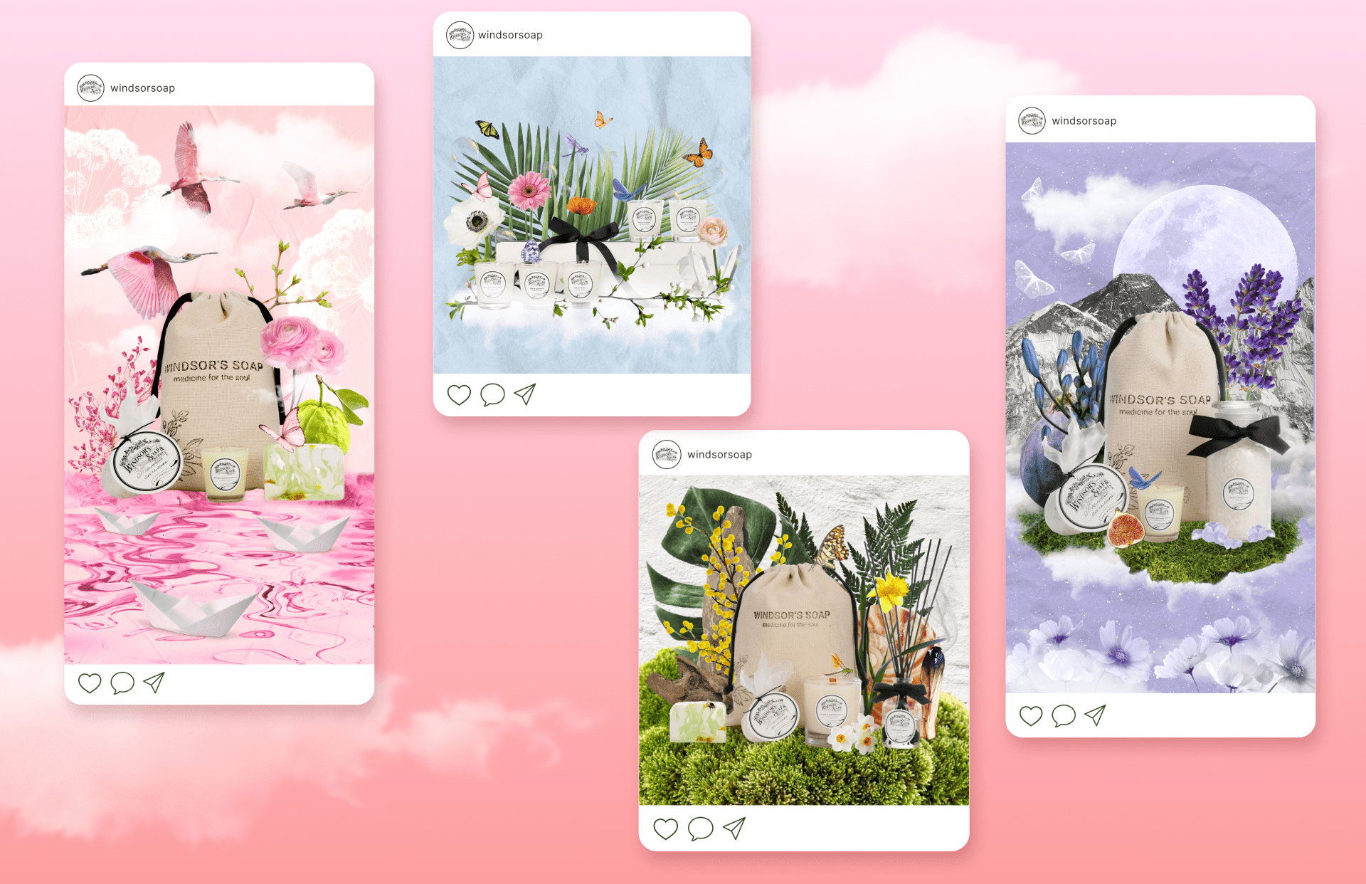 Windsor`s Soap beauty spring digital campaign — Изображение №7 — Иллюстрация, Анимация на Dprofile
