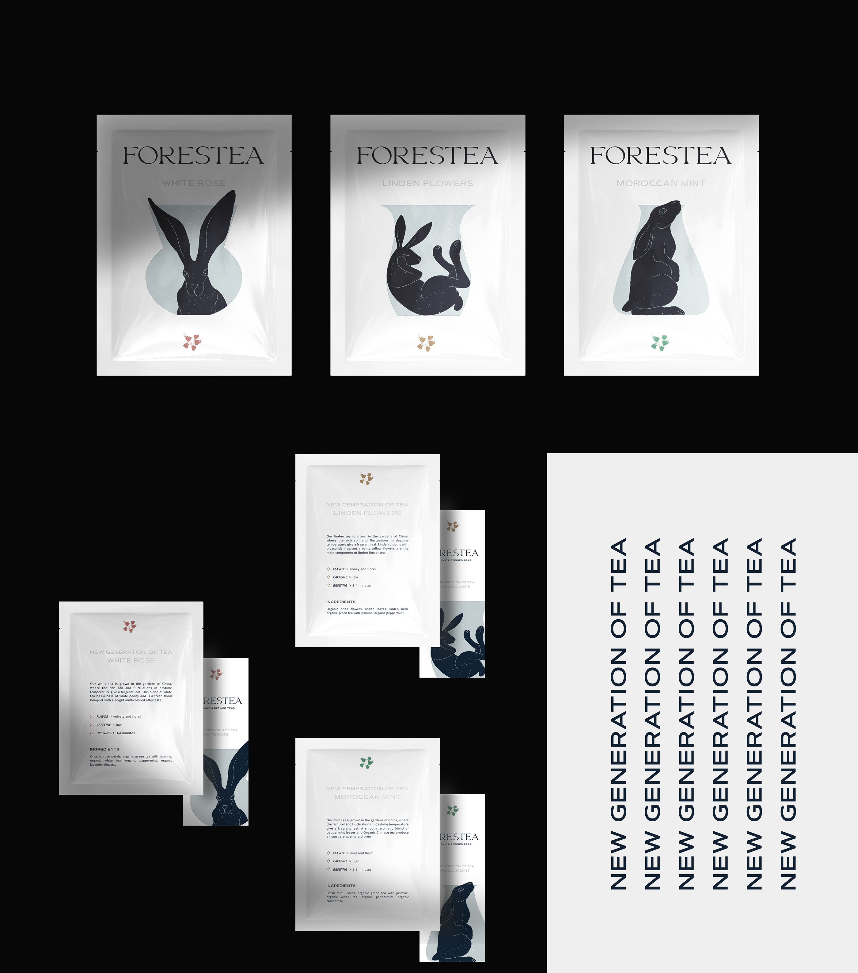FORESTEA. АЙДЕНТИКА ЧАЙНОГО БРЕНДА — Изображение №7 — Брендинг, Графика на Dprofile