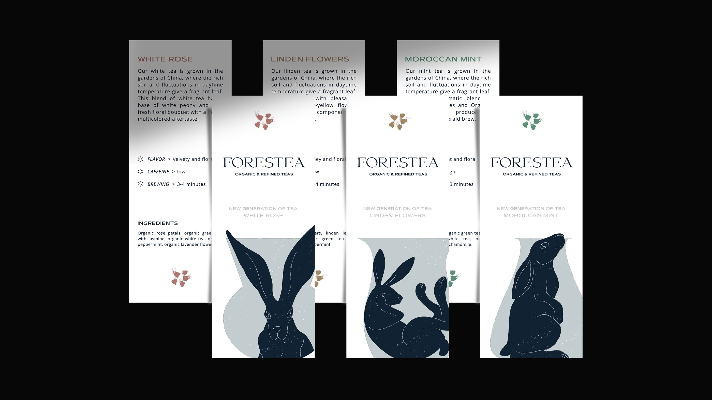 FORESTEA. АЙДЕНТИКА ЧАЙНОГО БРЕНДА — Изображение №9 — Брендинг, Графика на Dprofile