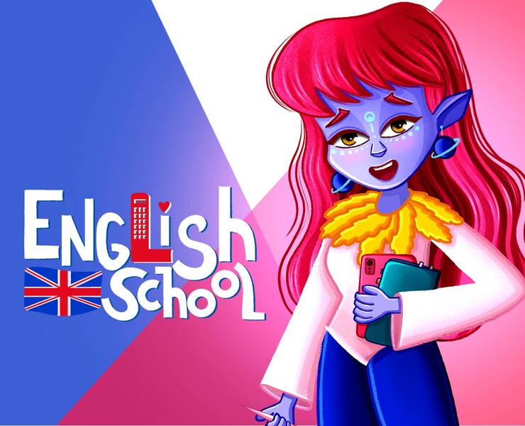 Персонажи для школы английского — Иллюстрация, Анимация на Dprofile