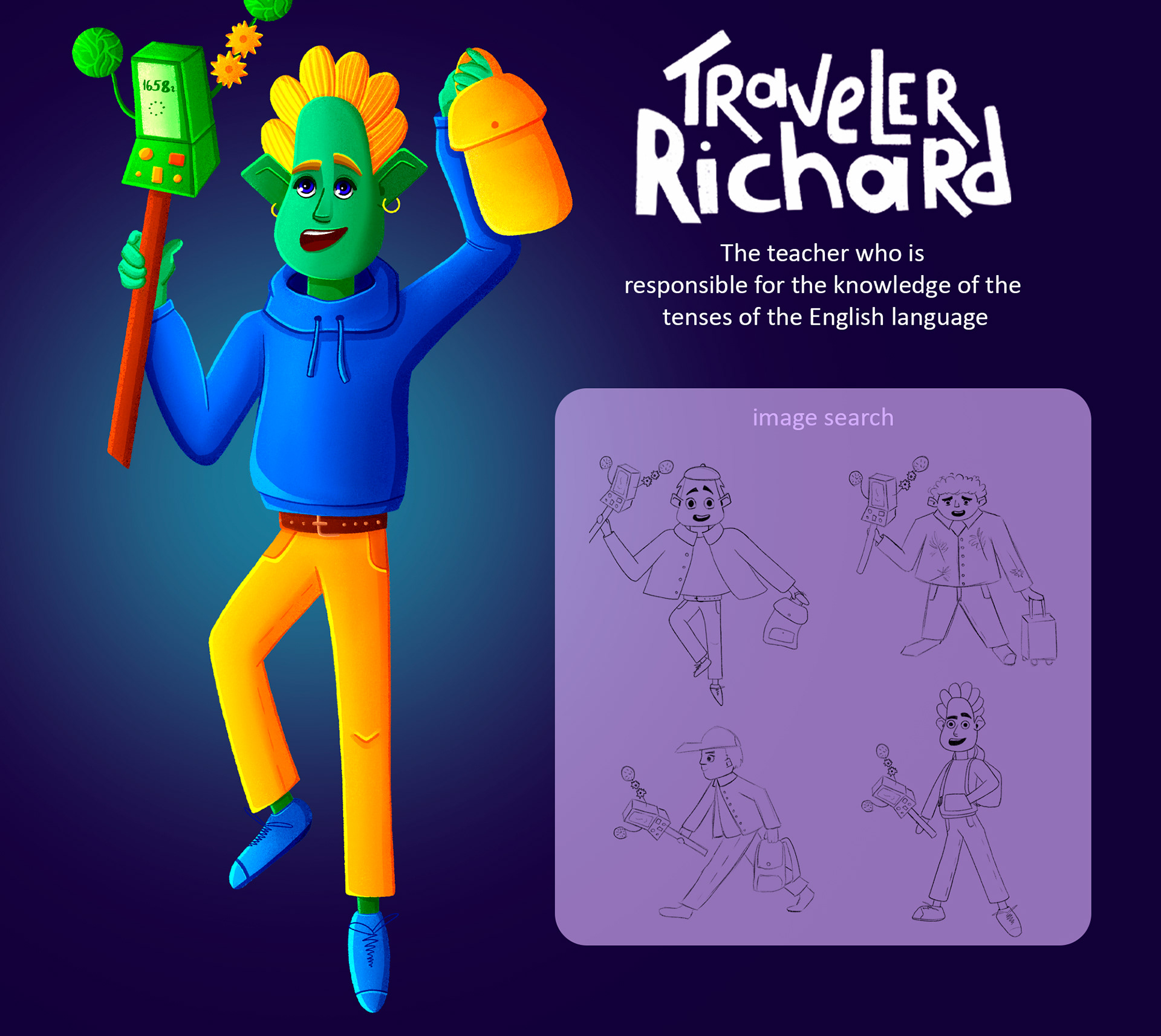 Персонажи для школы английского — Изображение №3 — Иллюстрация, Анимация на Dprofile