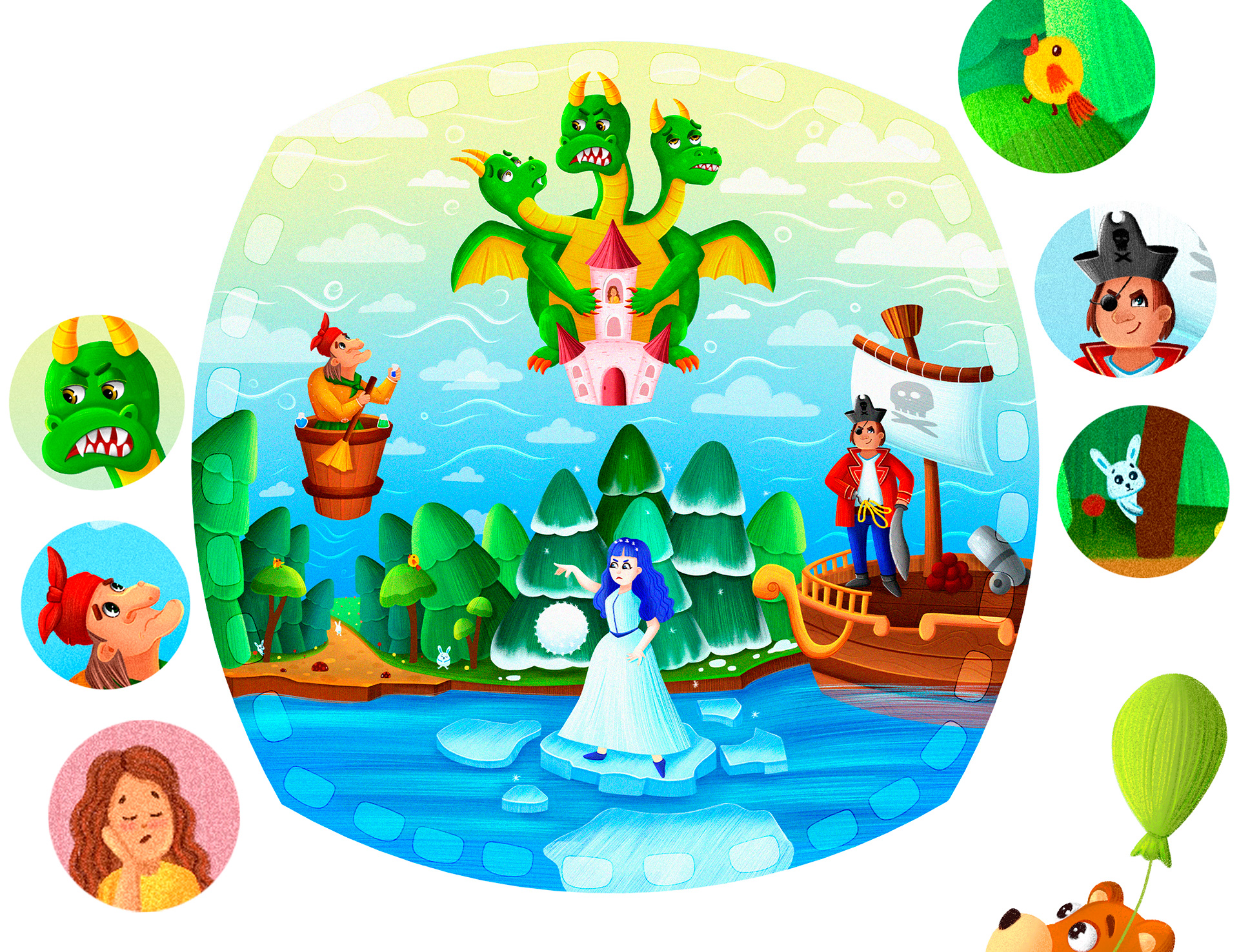 Board game "Save the princess" — Изображение №4 — Иллюстрация на Dprofile