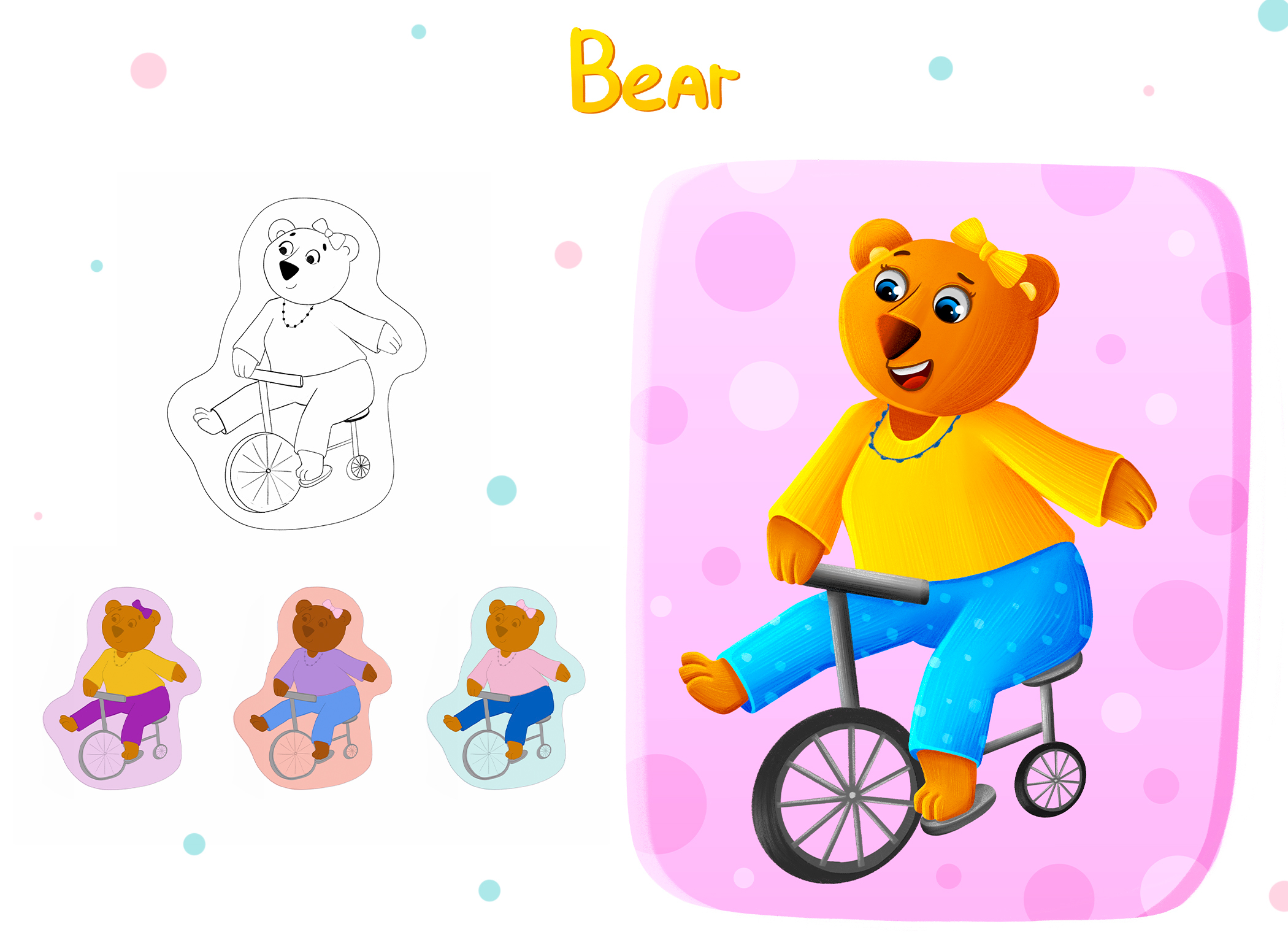 Children's puzzles "Circus" — Изображение №5 — Иллюстрация на Dprofile