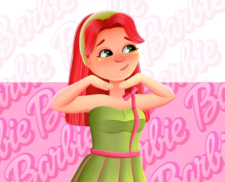 Разработка персонажей "Барби" — Иллюстрация, Анимация на Dprofile