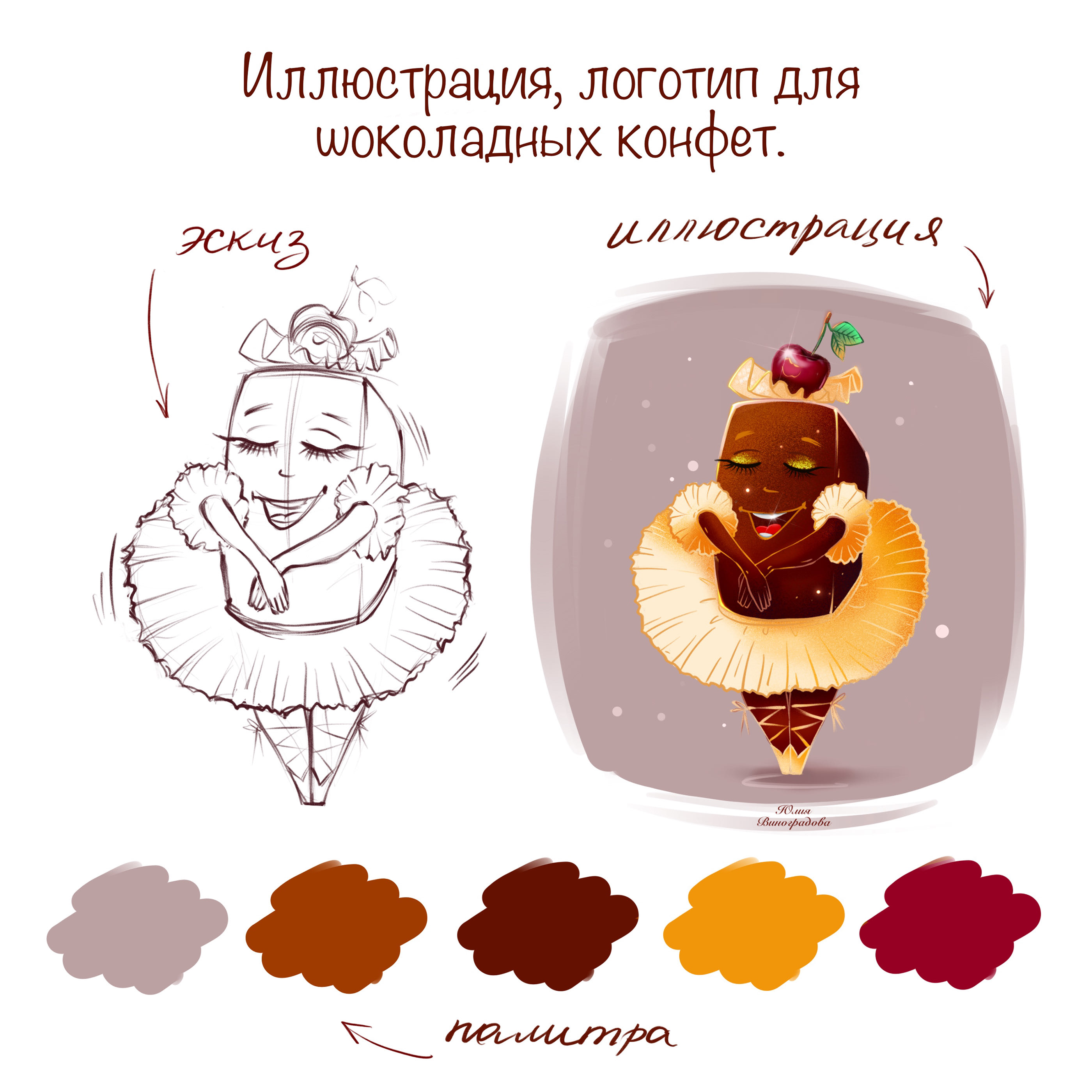 Персонажи для шоколада и конфет. — Изображение №2 — Иллюстрация на Dprofile